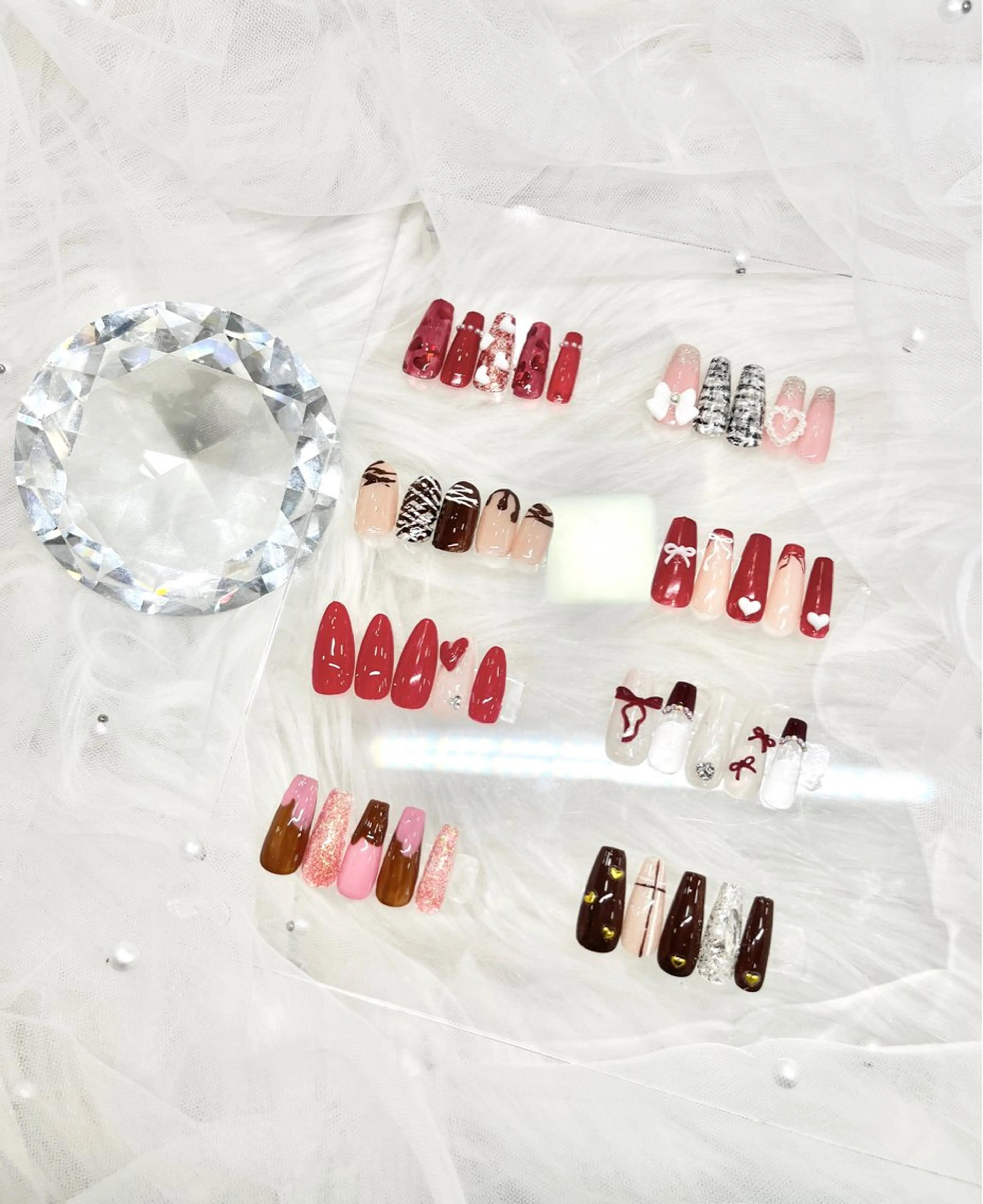 【オフ有】バレンタインネイル🍫 ಇの写真