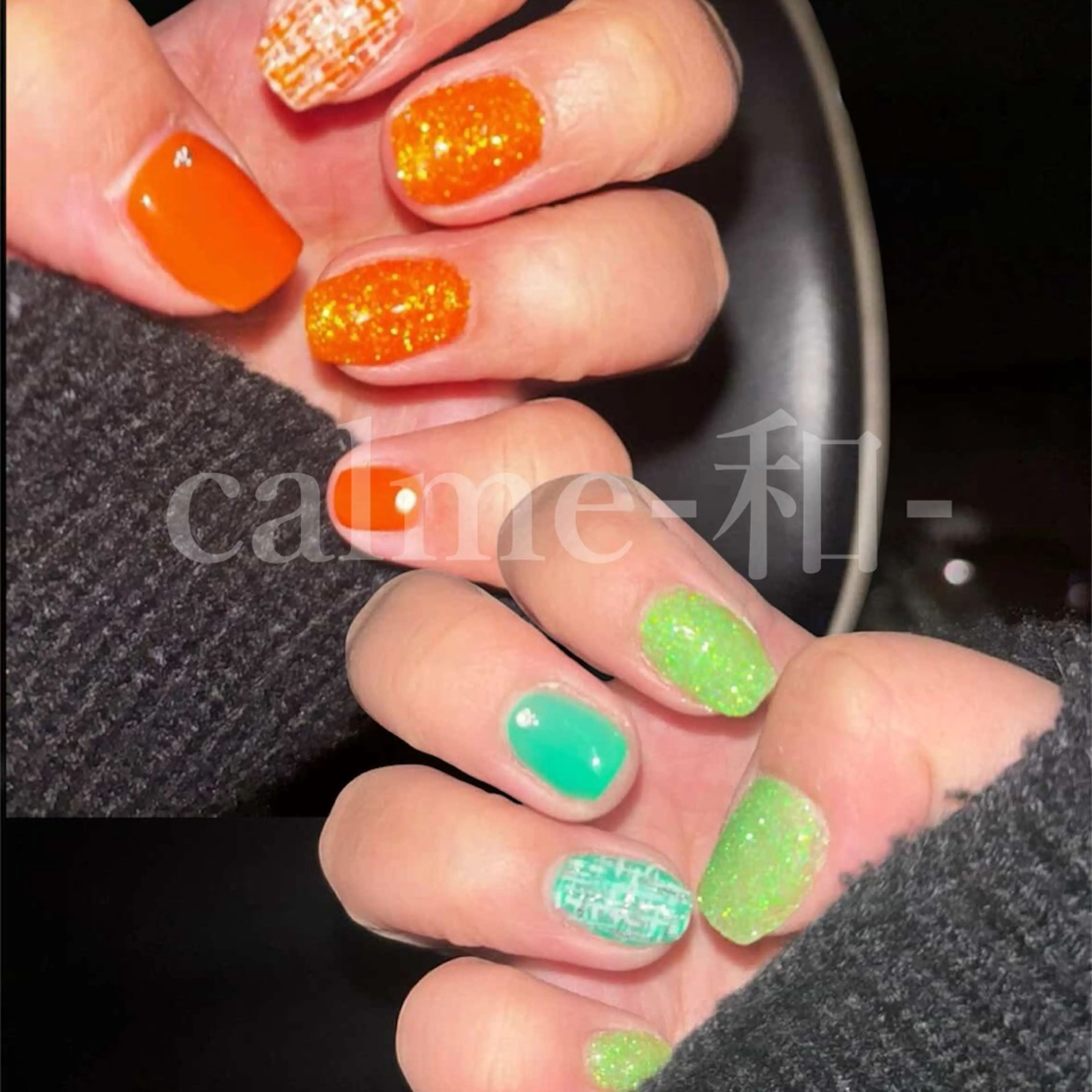 【当日・直前予約限定】デザイン持ち込み🆗オフ込み・アート2本＋色替え自由♪の写真