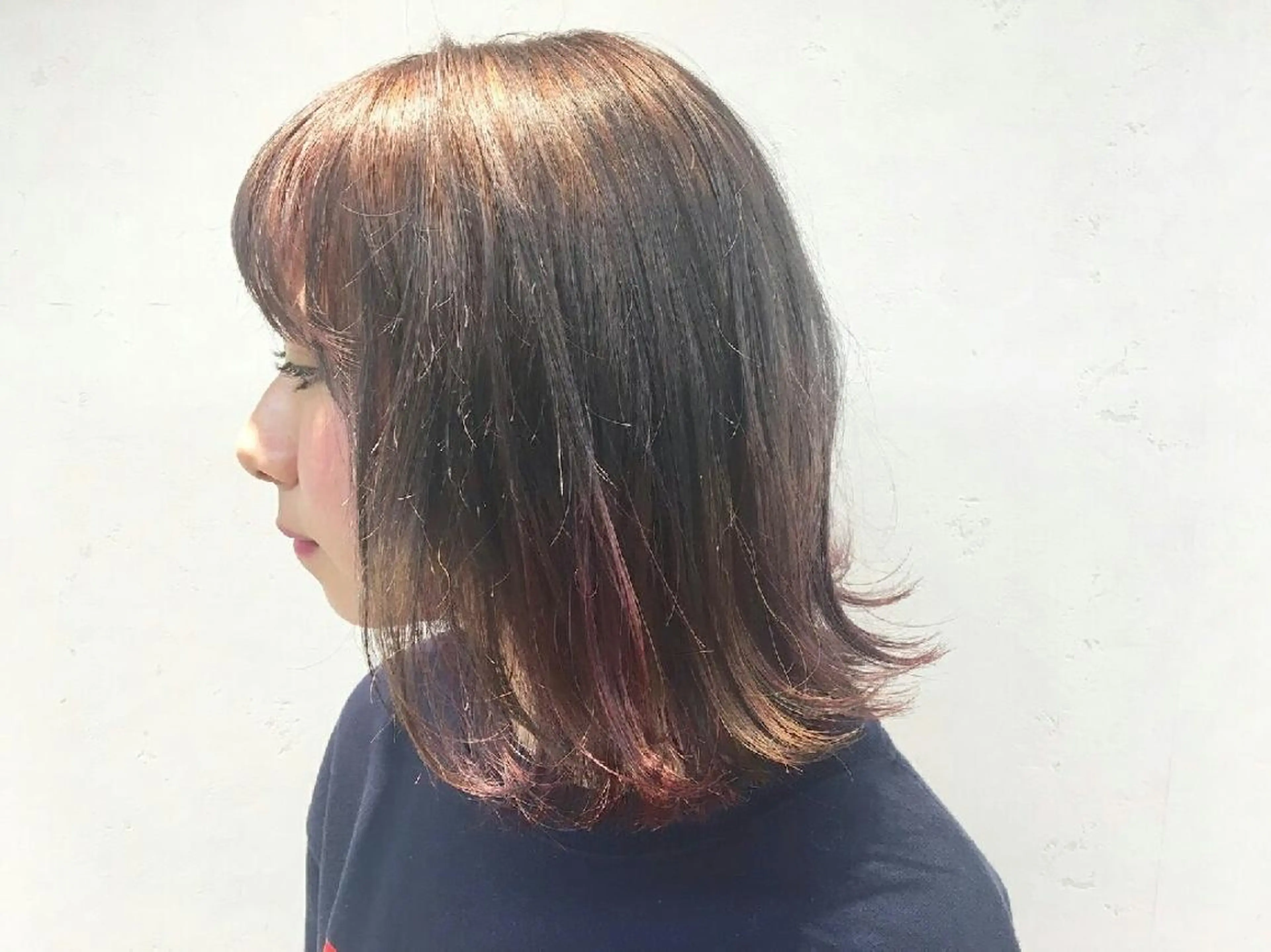 ショート カラー 透明感ハイライト◎ 伊藤夏海のヘアスタイル