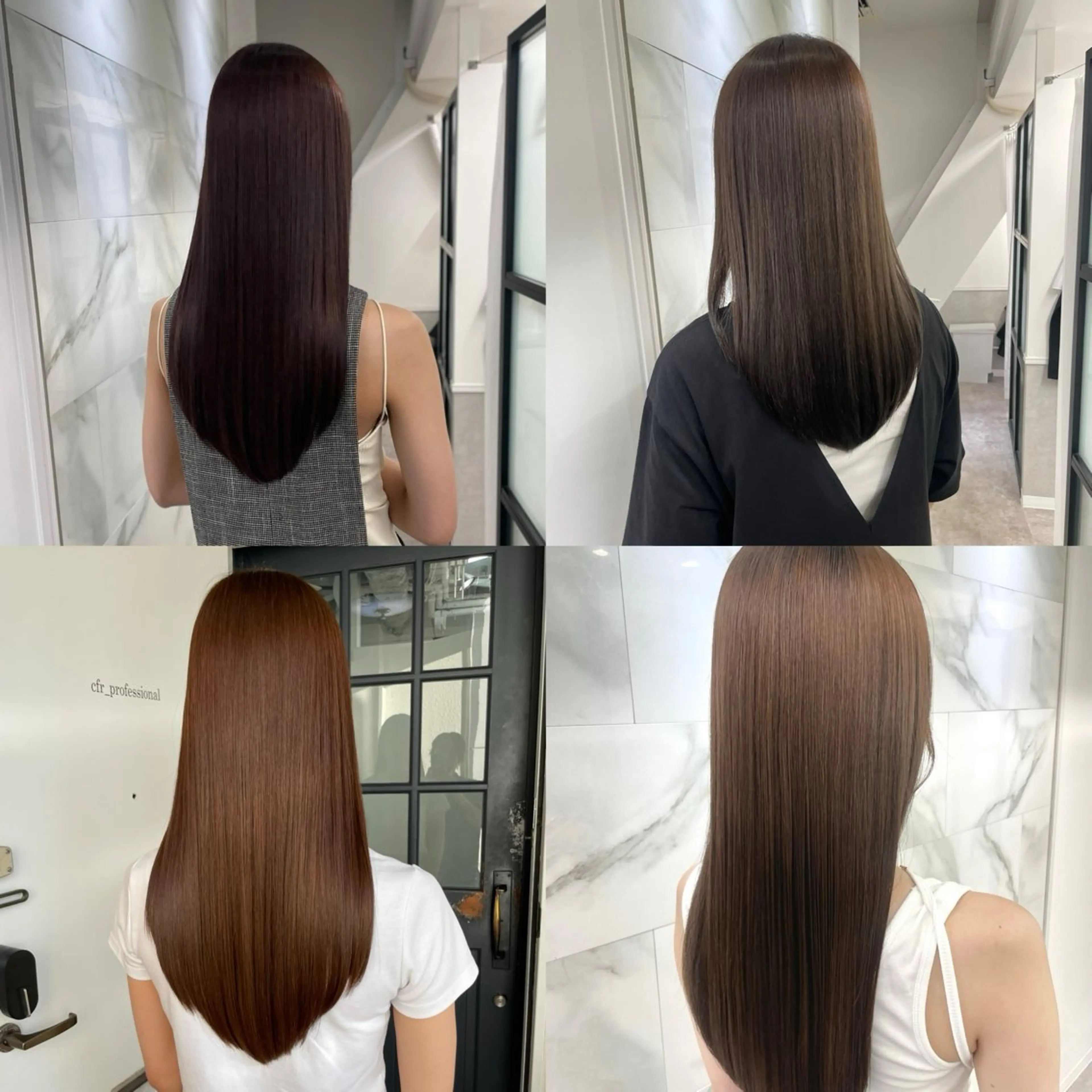 セミロング トリートメント soigné 表参道【ソワネ】所属・🖱️透明感カラー ×髪質改善Rikyuのヘアスタイル