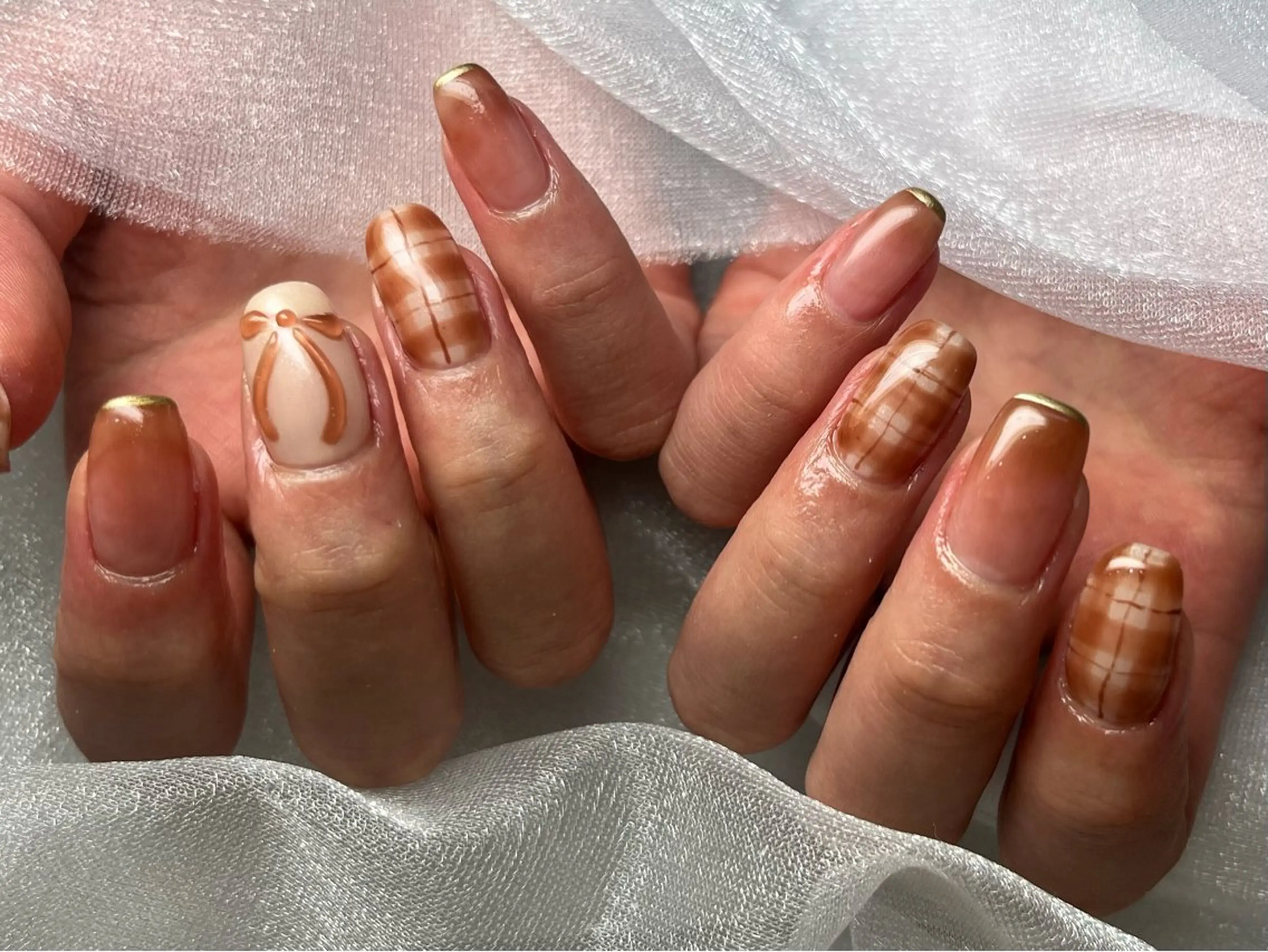 ネイル ハンドネイル Queennail 北堀江Yumiのネイルデザイン