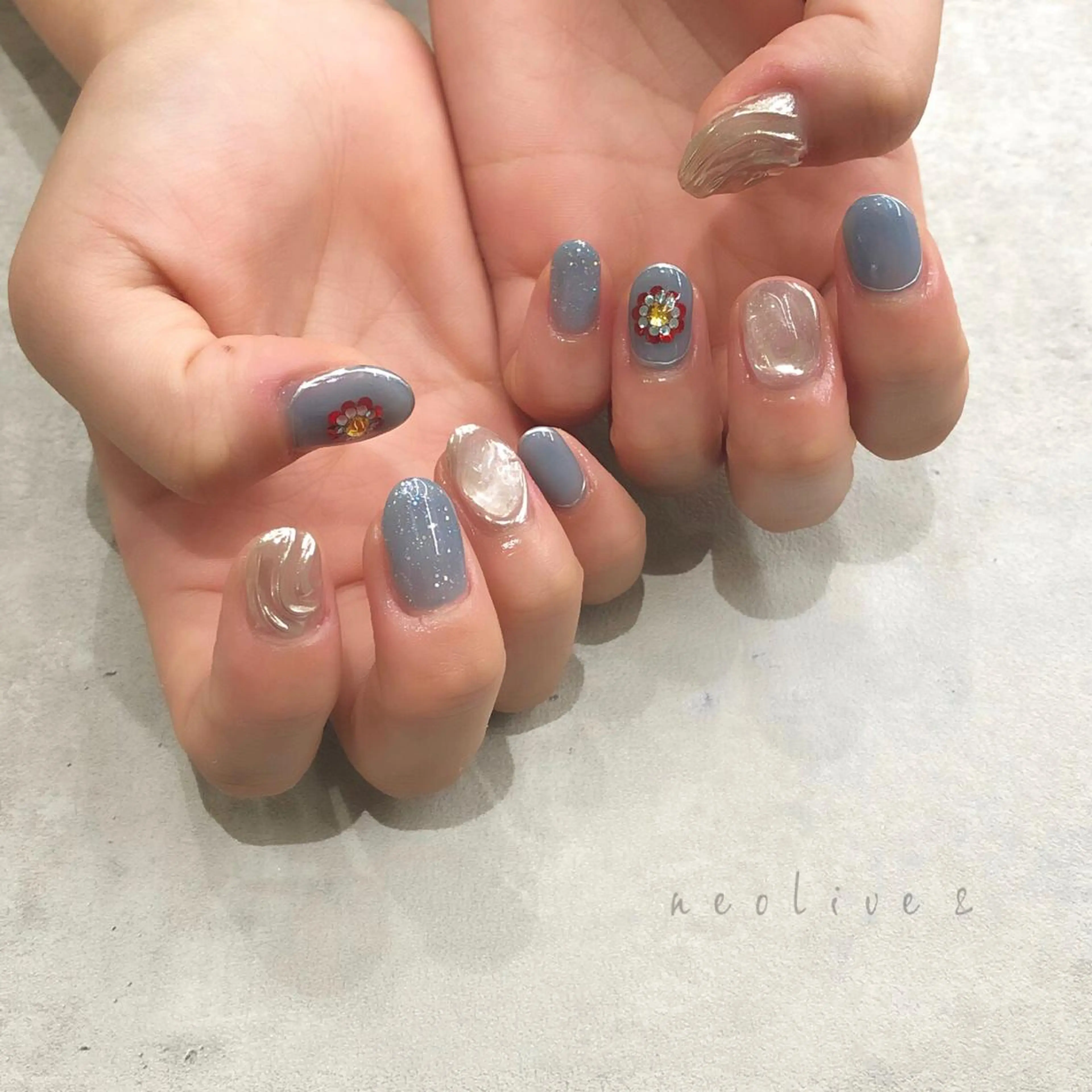 ネイル ハンドネイル Yuriko Omi パラジェル/渋谷のネイルデザイン