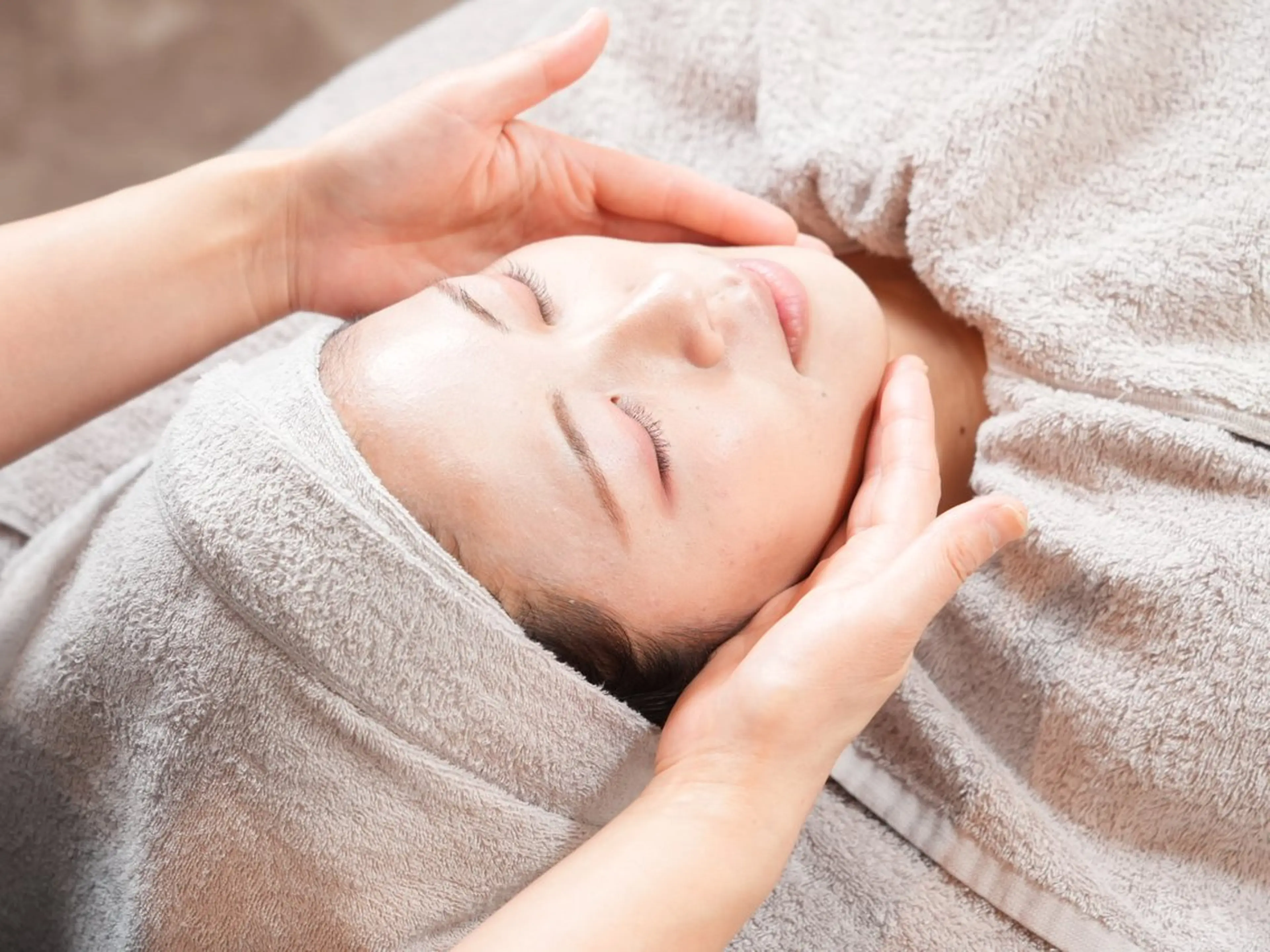 ピカピカフェイスアップコースの写真