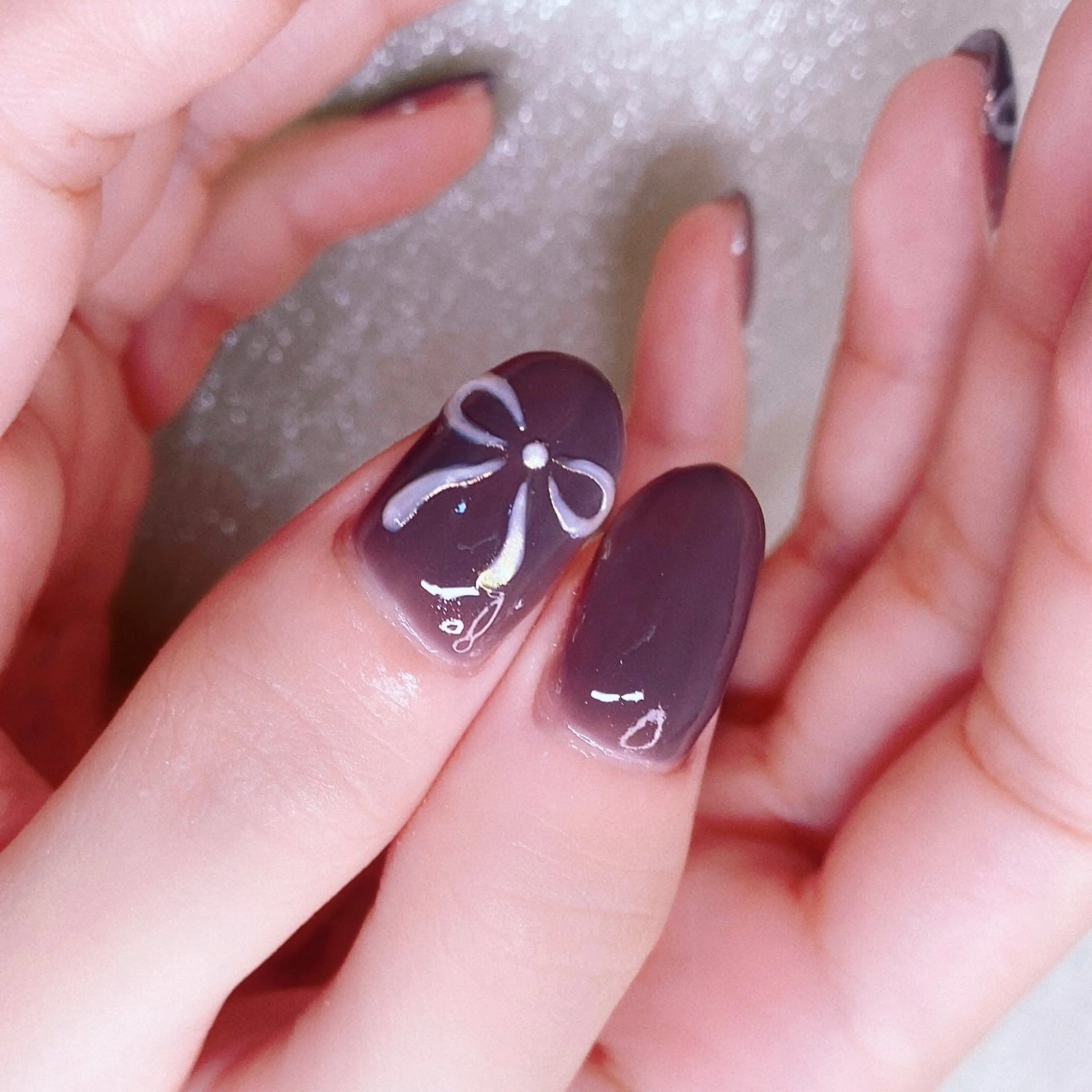 ネイル 長さ出し ハンドネイル Nailist SUZU所属・Nailist suzuのネイルデザイン