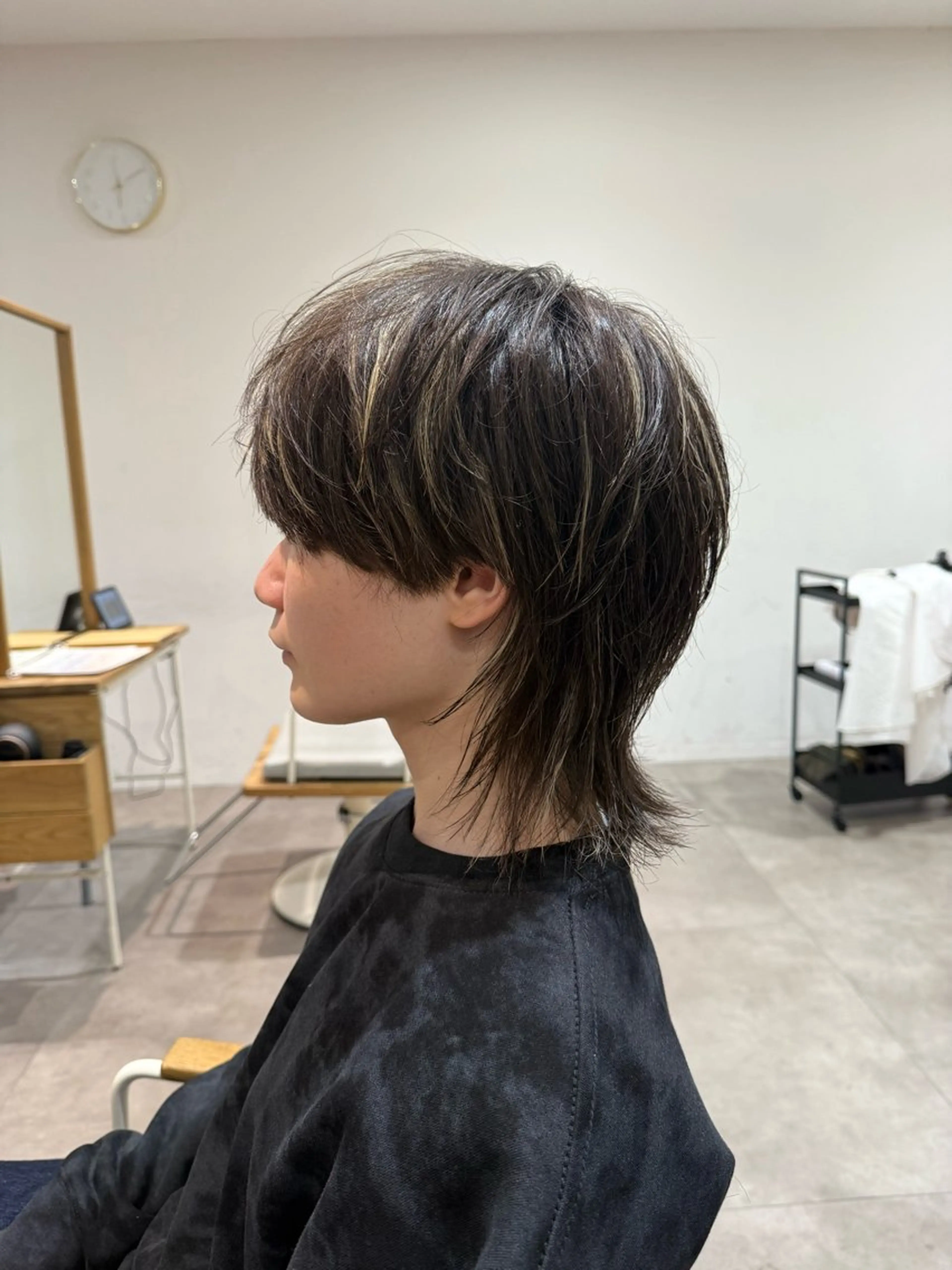 ミディアム カット 樋口 令惟のヘアスタイル