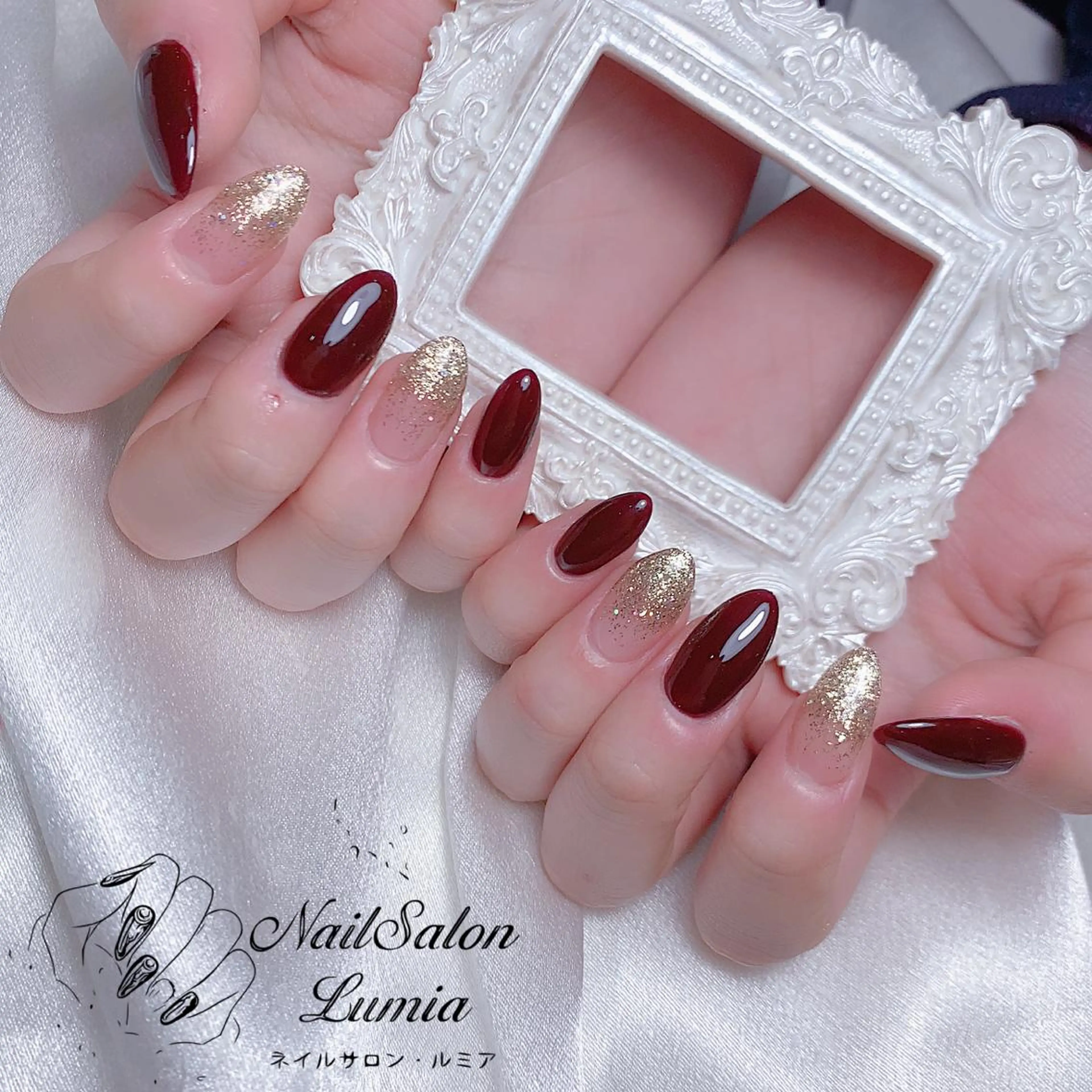 ネイル ハンドネイル ネイルサロン ルミア Lumia 店長のネイルデザイン