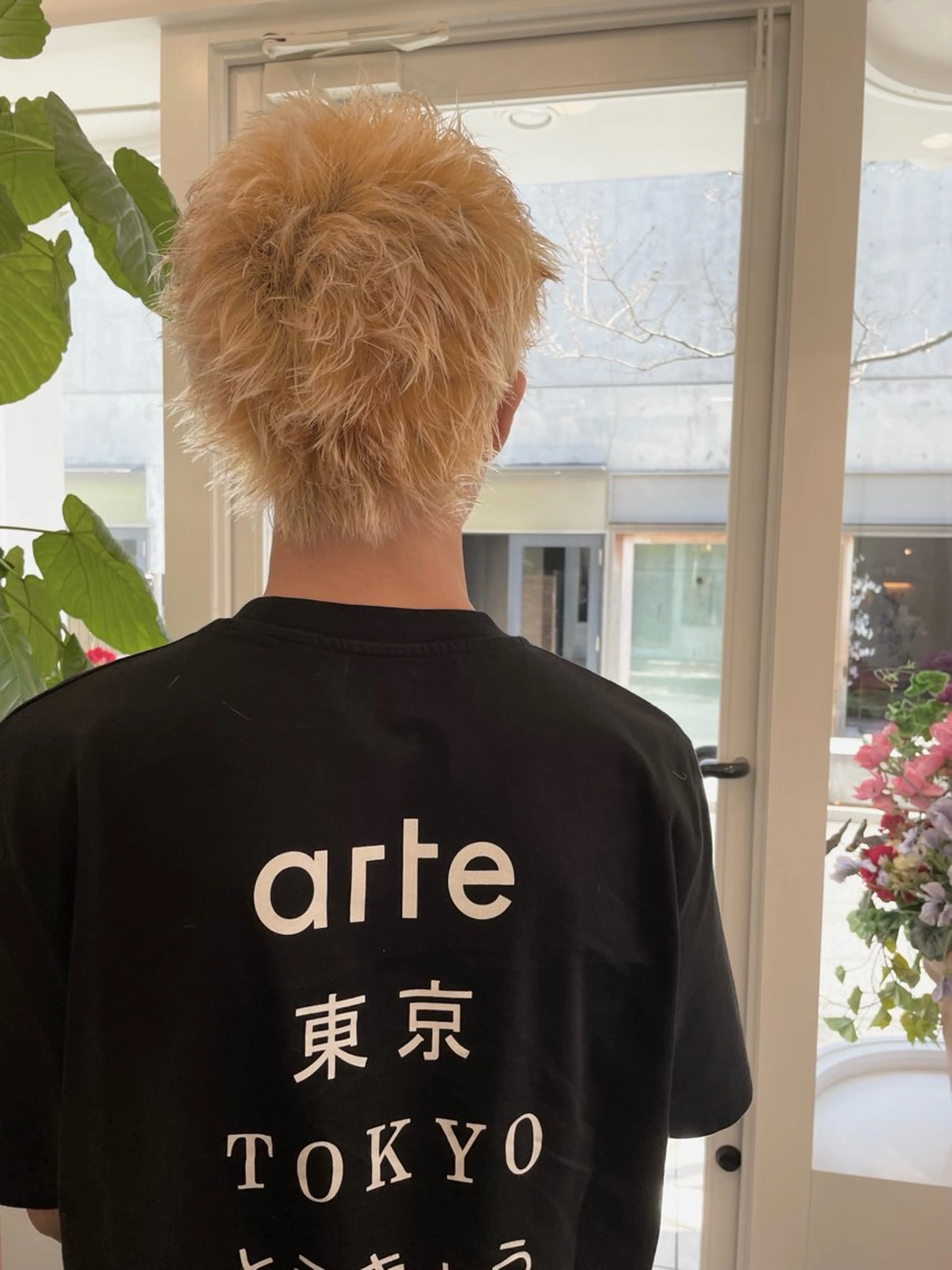 ショート カラー メンズ ヘアカラー gemhair&makeup所属・Fuka／艶カラー ／ケアカラー／パーマのヘアスタイル