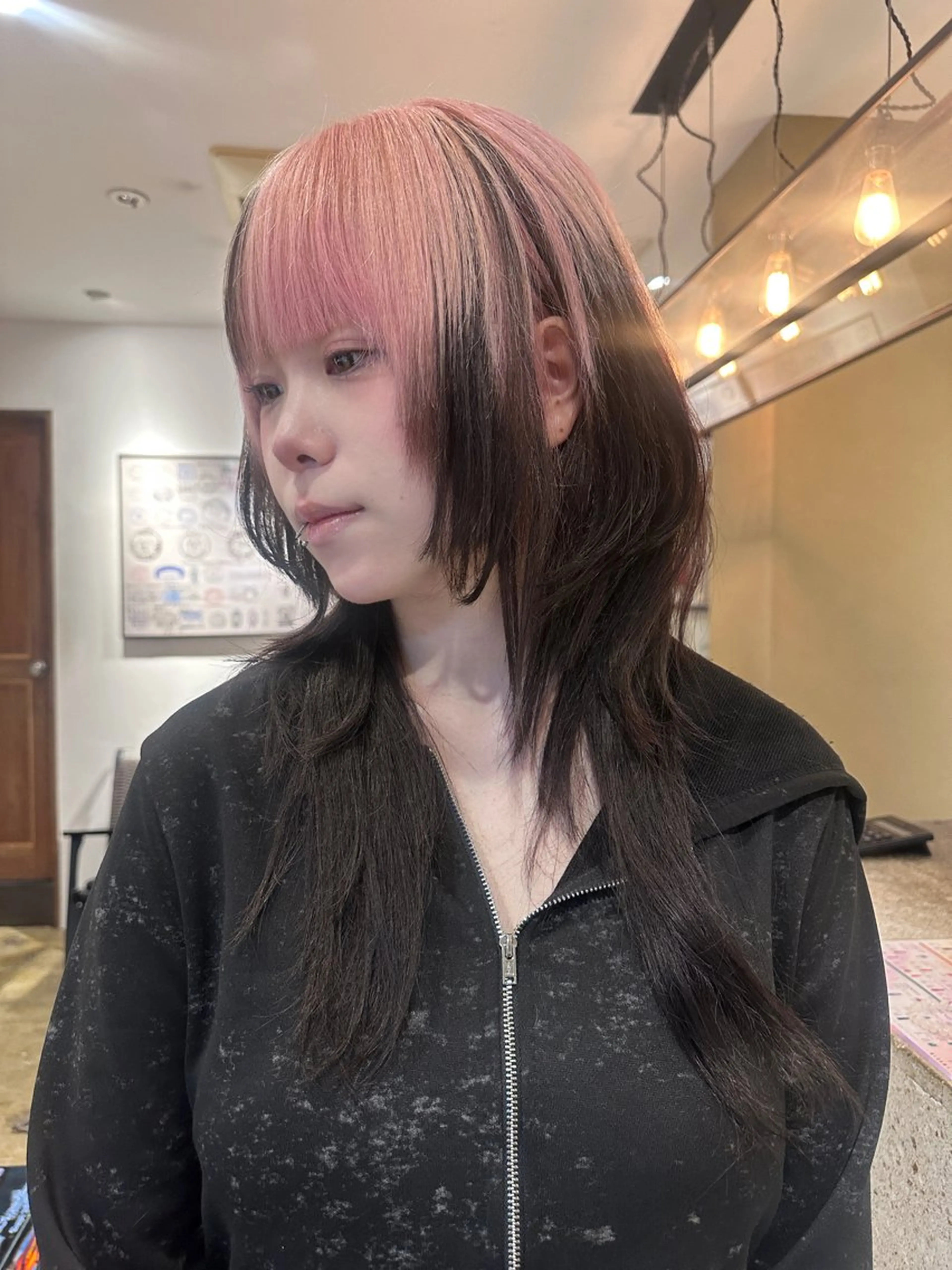 ロング エクステ レイヤーカット カット YUI/レイヤー/ ハッシュカットのヘアスタイル