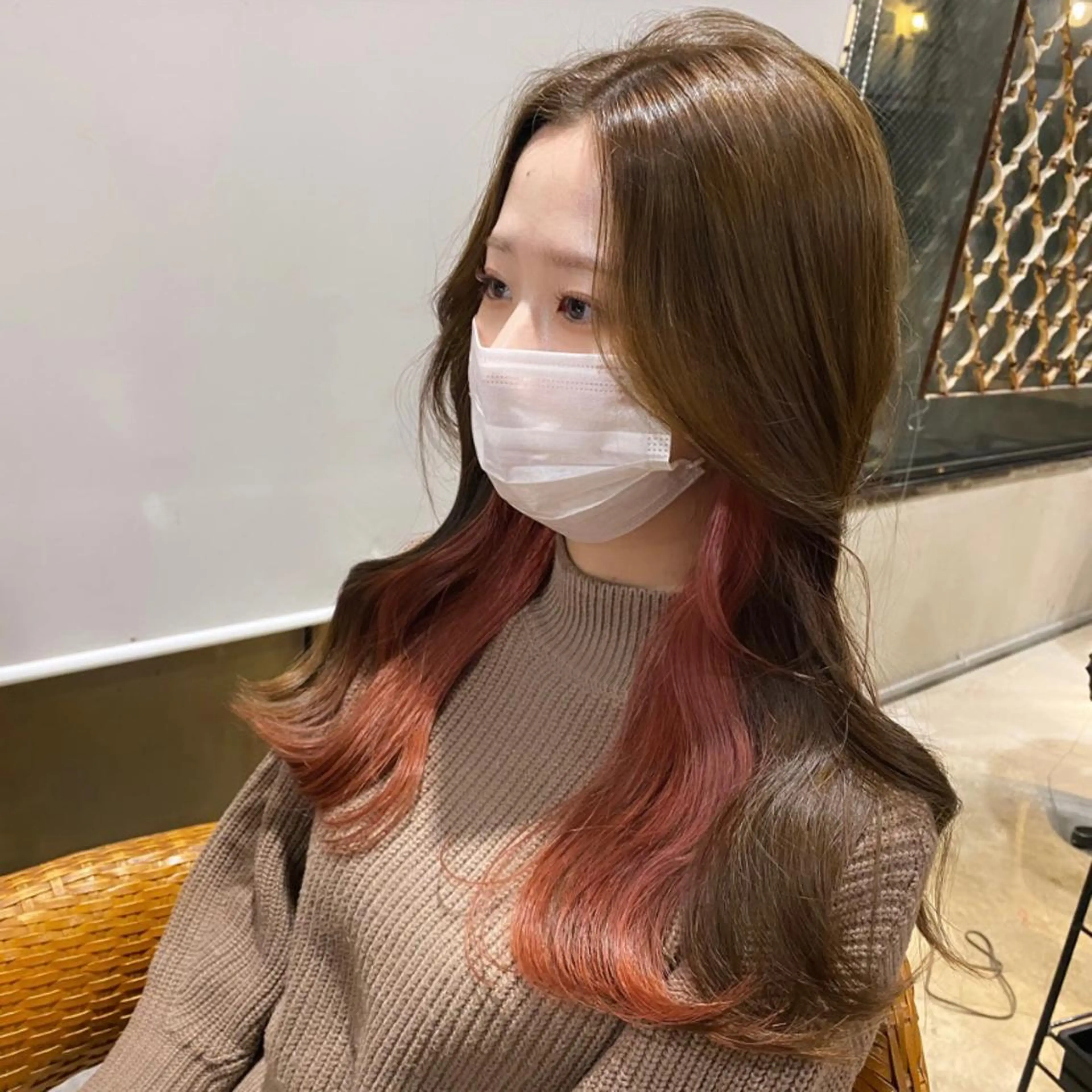 ロング 韓国レイヤー/透明感 カラー🦋mioのヘアスタイル