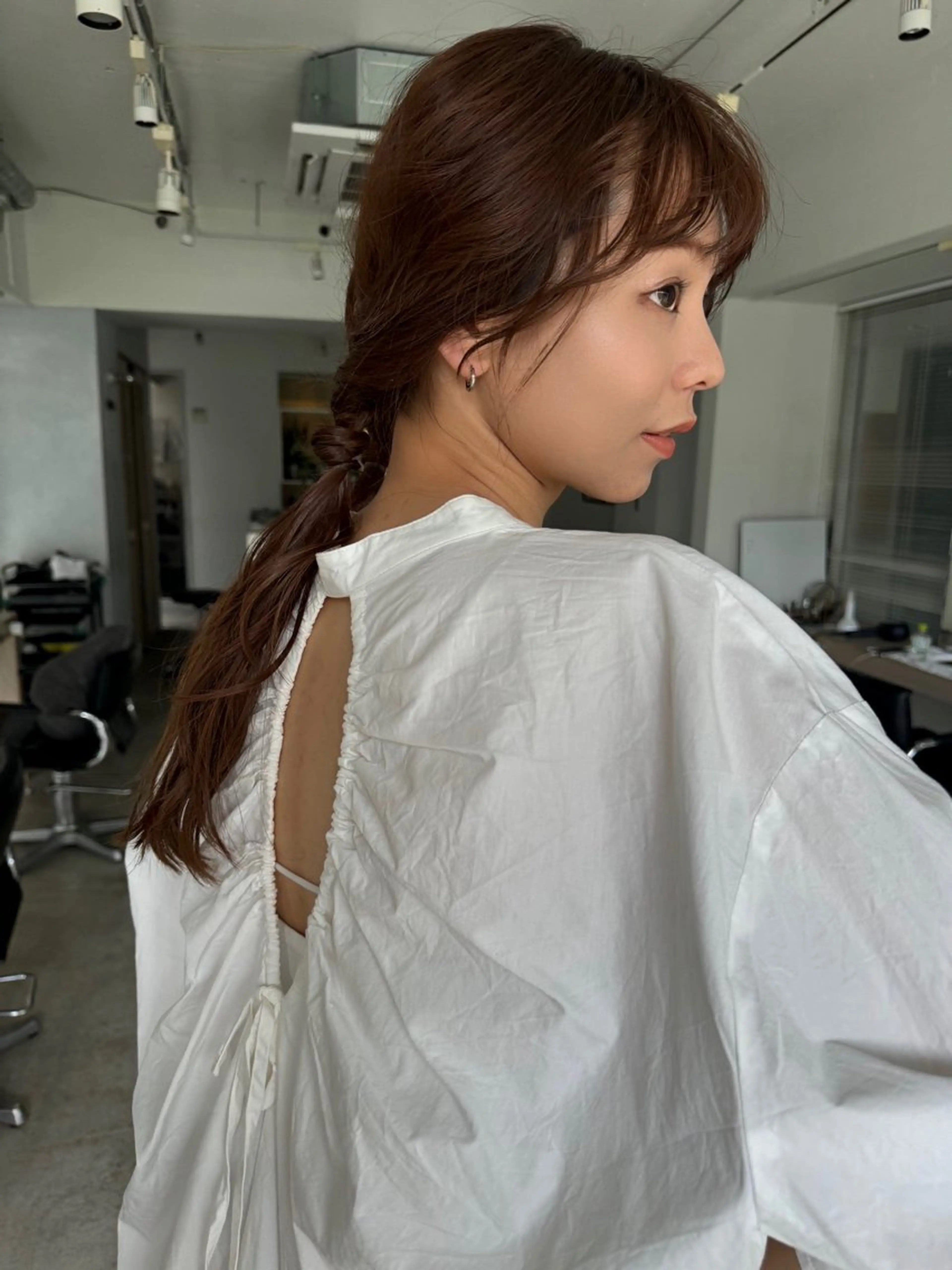 ロング カット ヘアカラー 透明感カラー/似合わ せカット/大島実加永のヘアスタイル