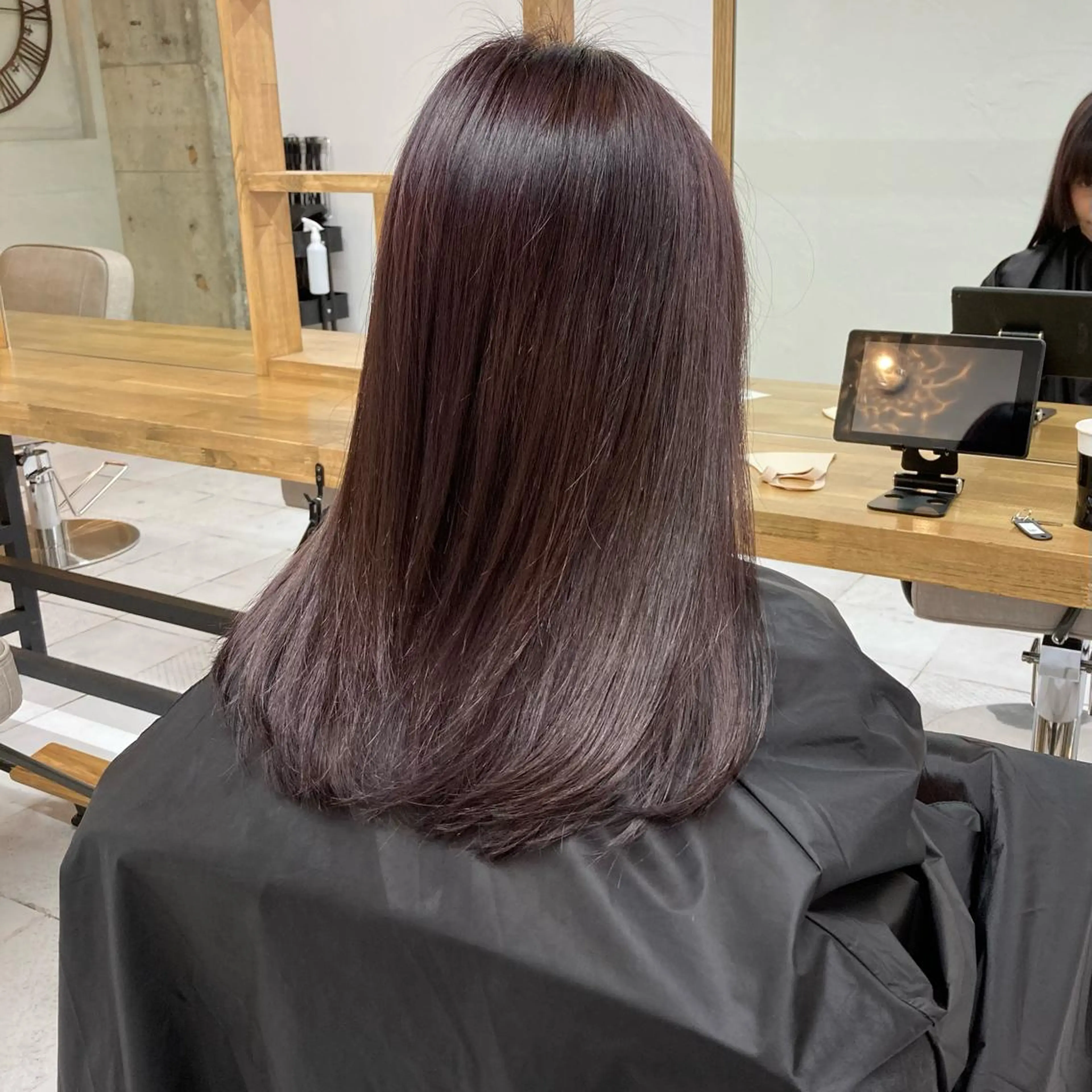 セミロング カラー 韓国レイヤーカット★ 小林大樹のヘアスタイル