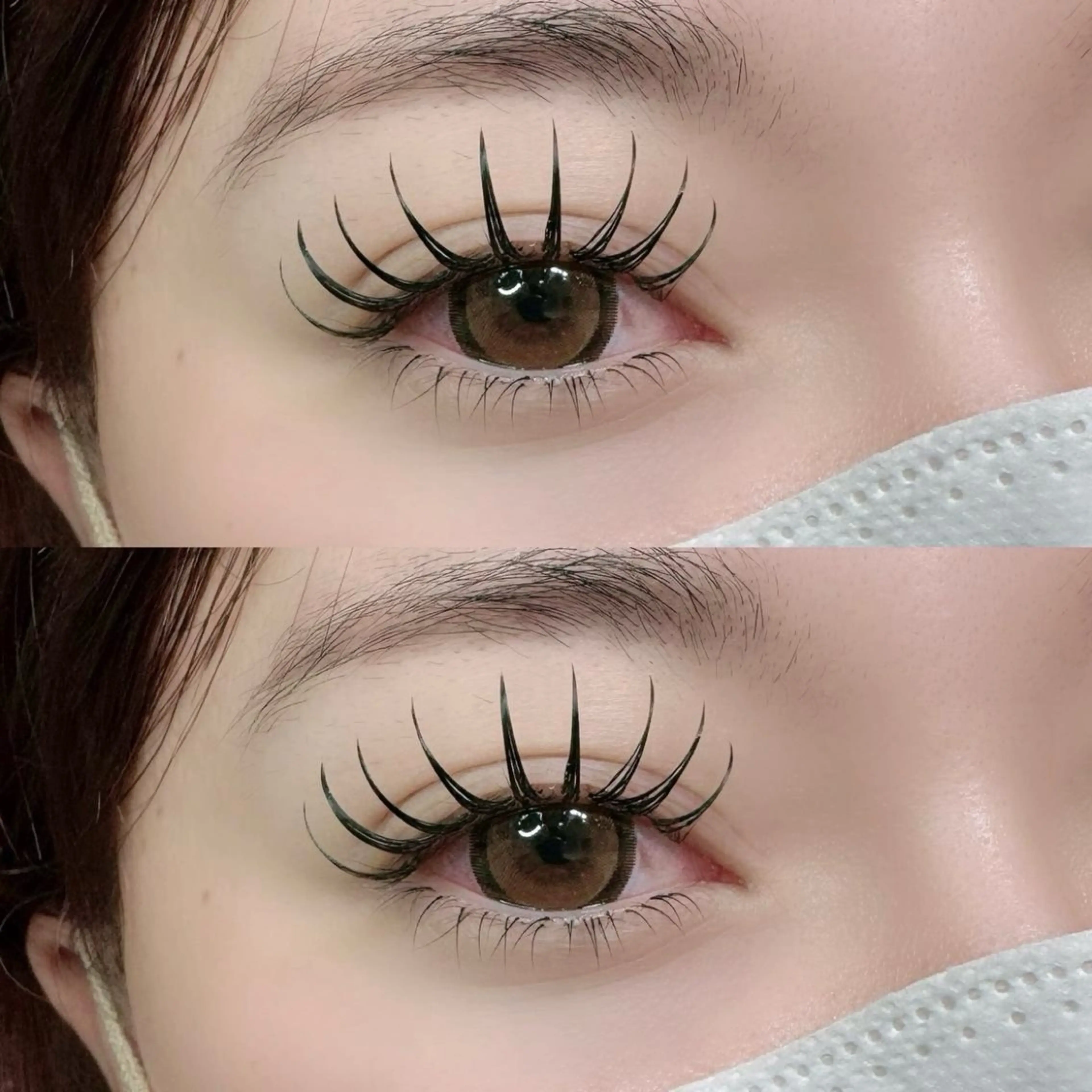 【エクステ×パーマ】LEDエクステ120本+まつ毛パーマの写真