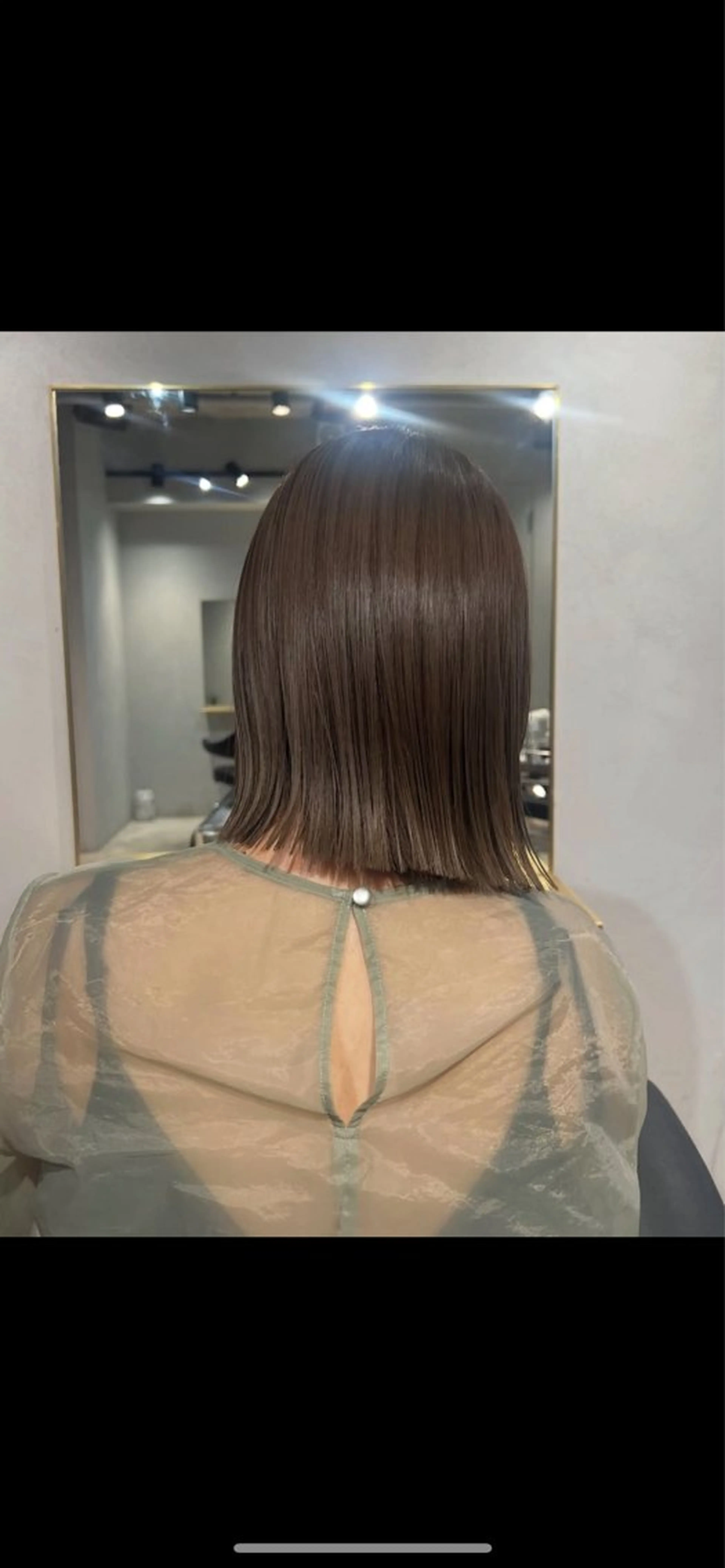 ミディアム カラー akane/ベージュ /オリーブ/ブラウンのヘアスタイル