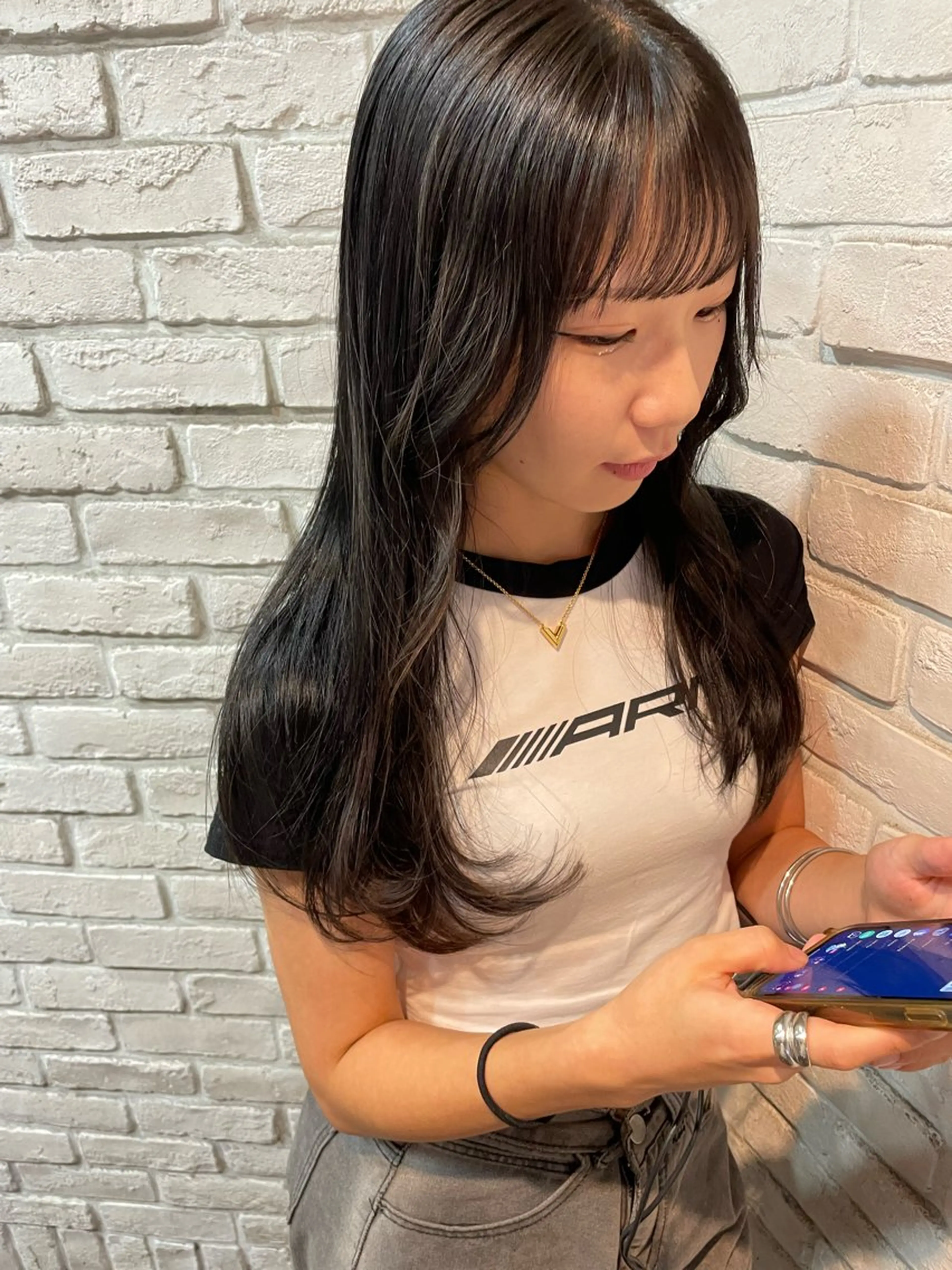 ロング カラー ヘアカラー ブリーチ/ハイトーン 🌏💊RAINEのヘアスタイル