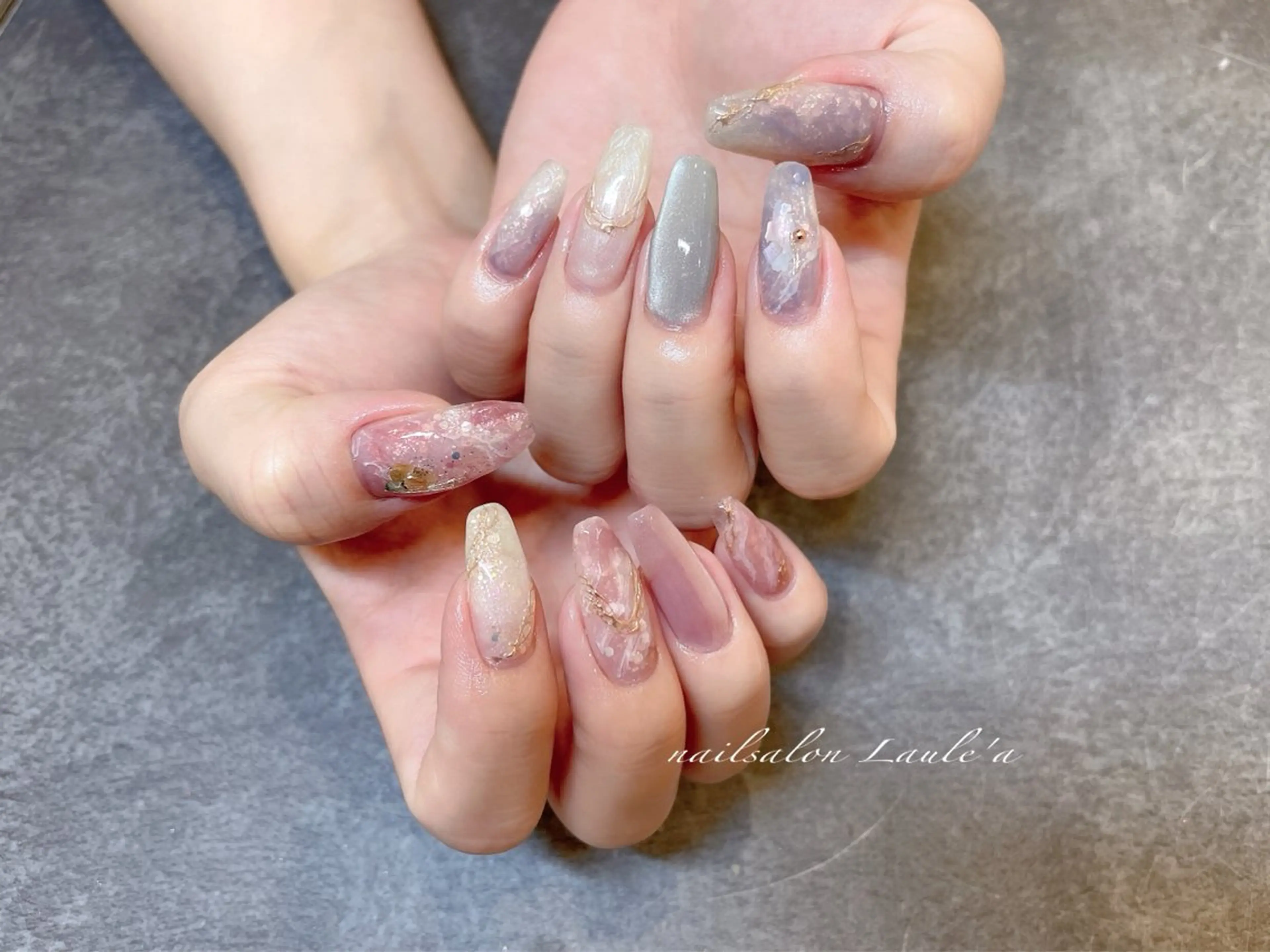 ネイル ハンドネイル nailsalon Laule'aのネイルデザイン