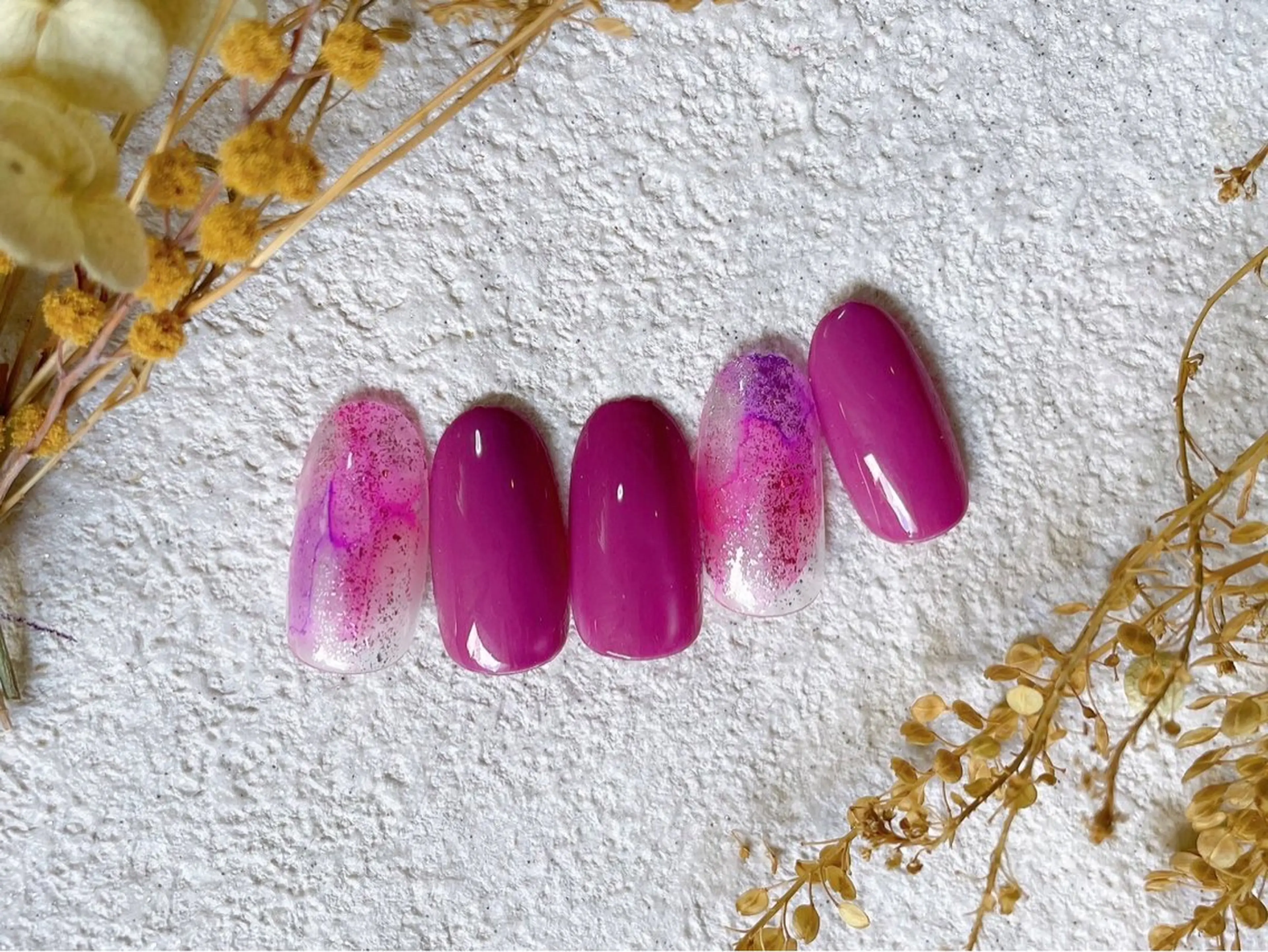 ネイル オーロラネイル フットネイル フレンチネイル ジェルネイル 韓国ネイル ハンドネイル kiki nail 二子玉川のネイルデザイン