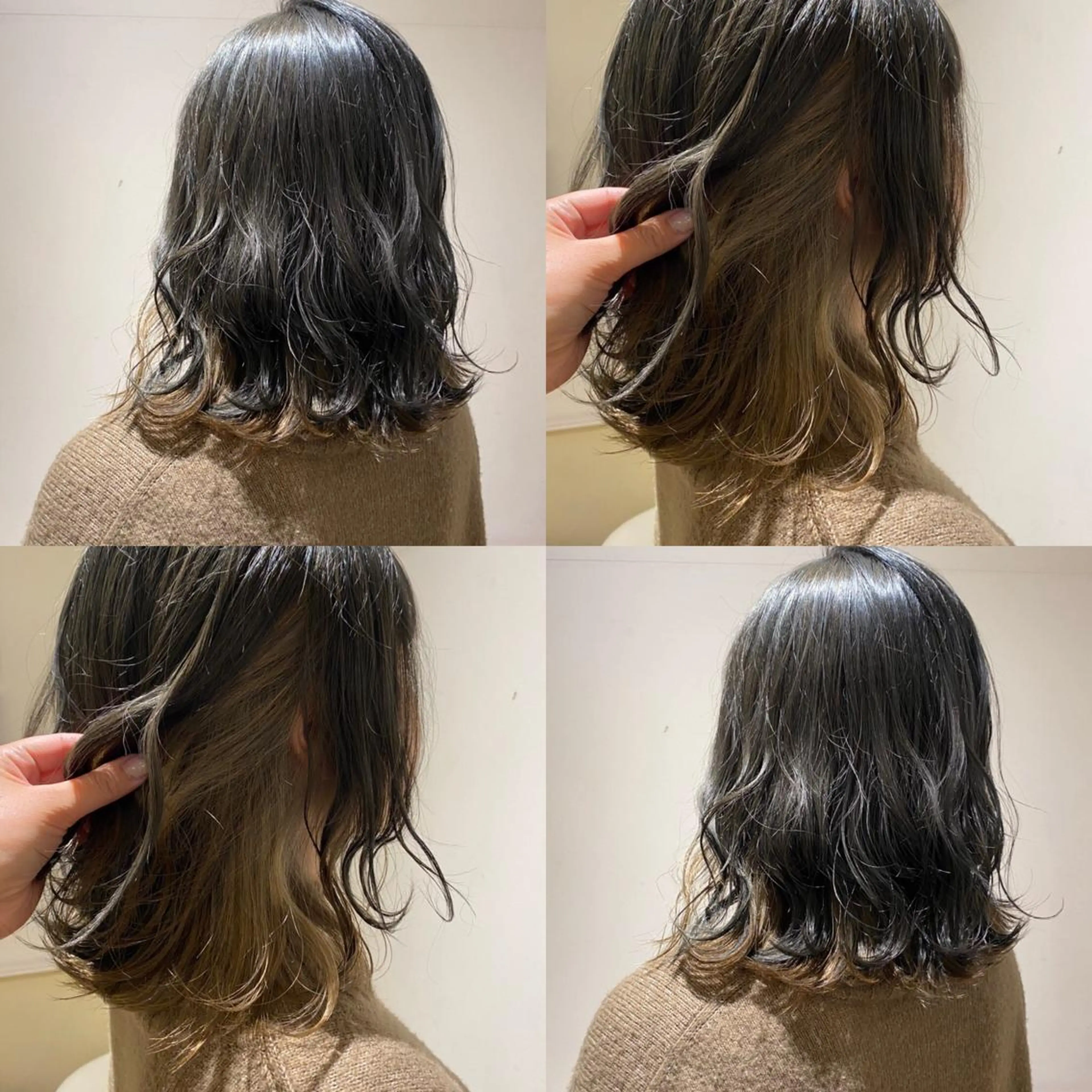 ミディアム カラー レイヤー×髪質改善 マネージャー安藤光司のヘアスタイル