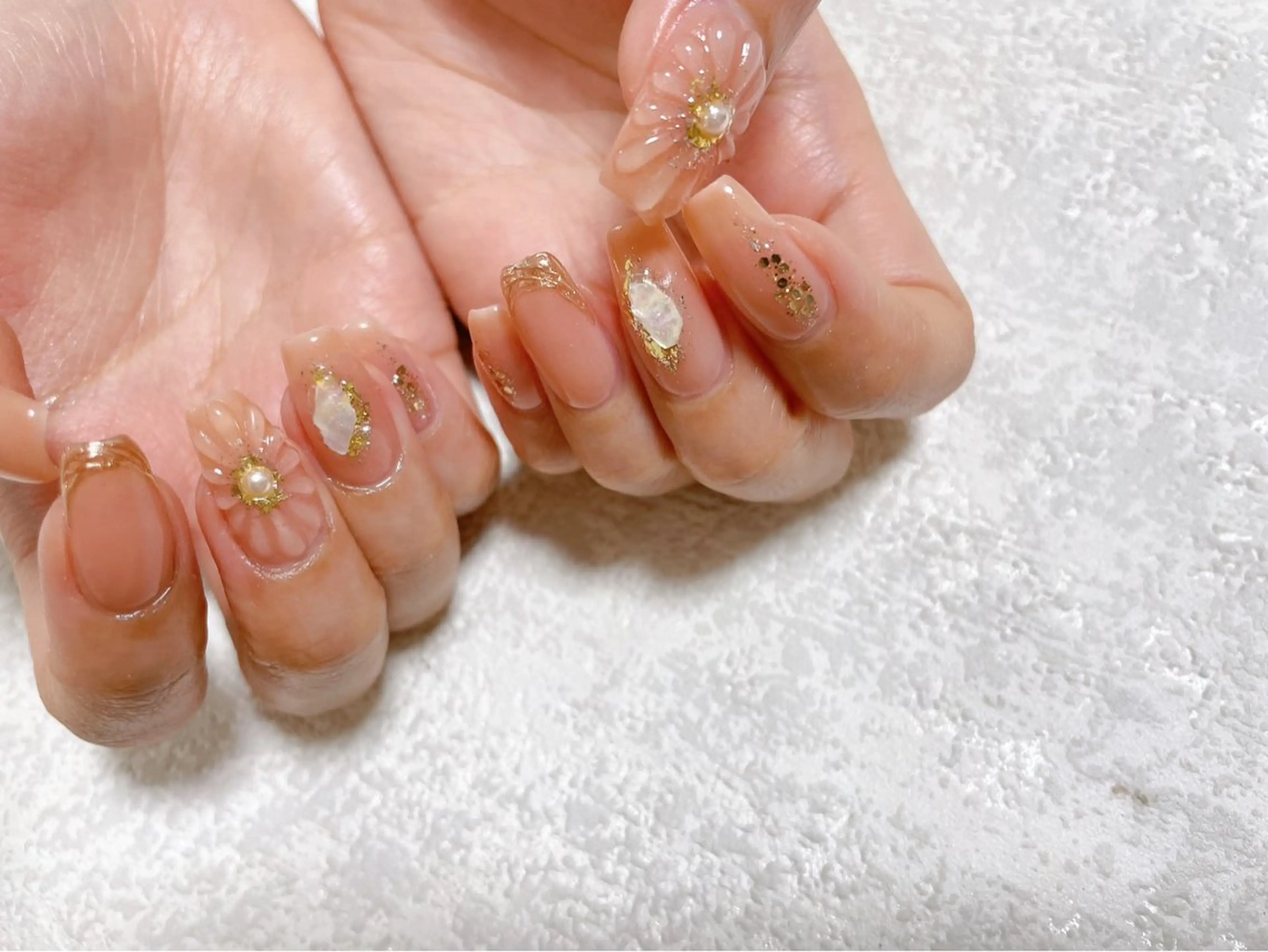 ネイル フラワーネイル ジェルネイル メンズネイル ミラーネイル パラジェル kiki nail たまプラーザのネイルデザイン