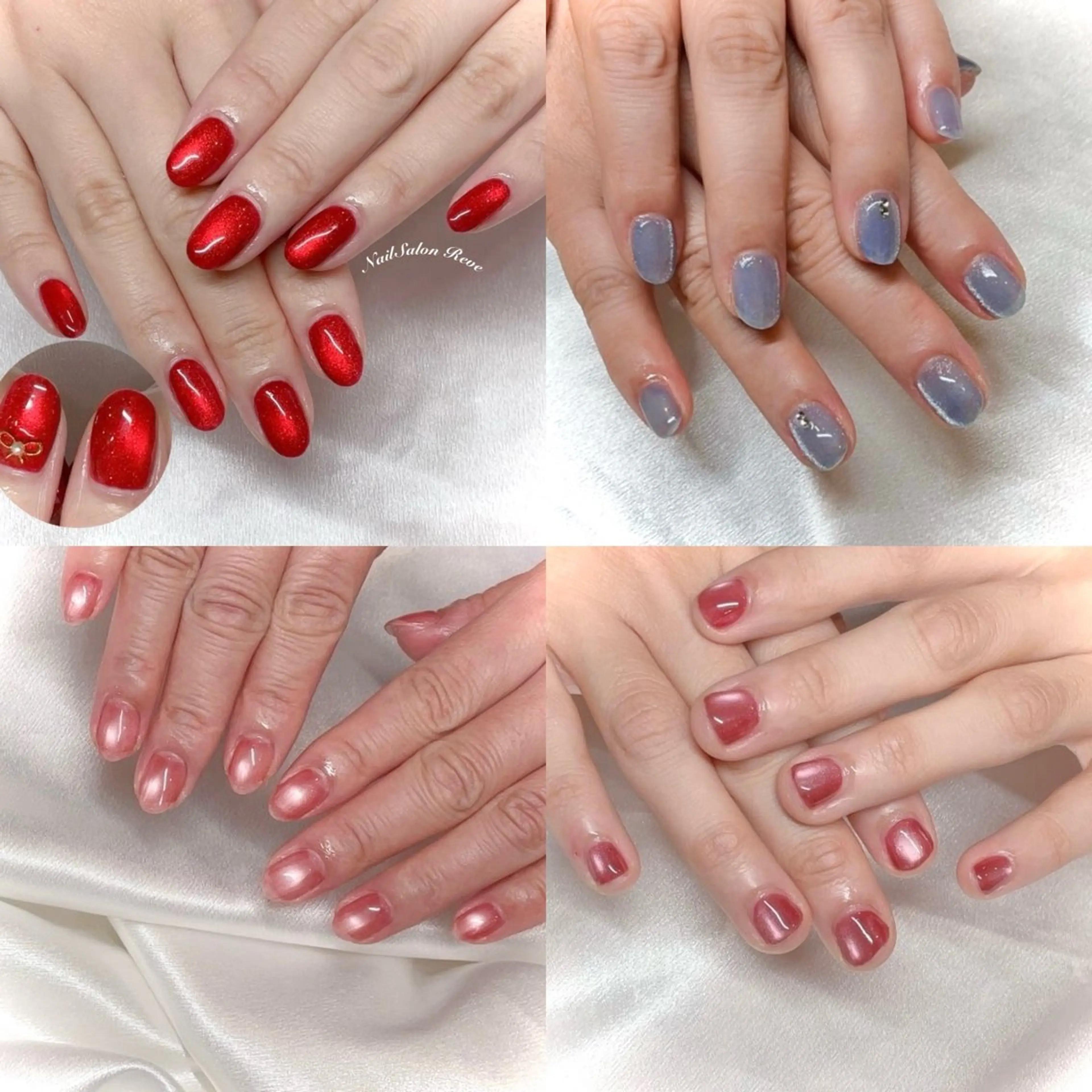 ネイル ジェルネイル マグネットネイル ハンドネイル NailSalon   Reve（ネイルサロン レーヴ）所属・NailSalon Reveのネイルデザイン