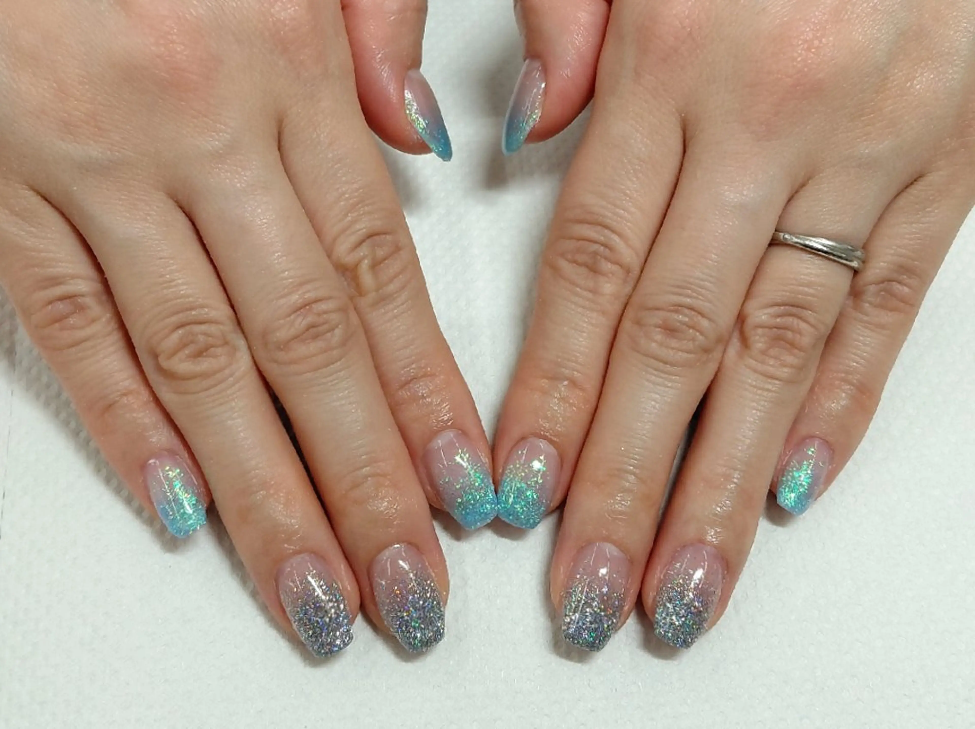 HAND ラメグラデーションの写真