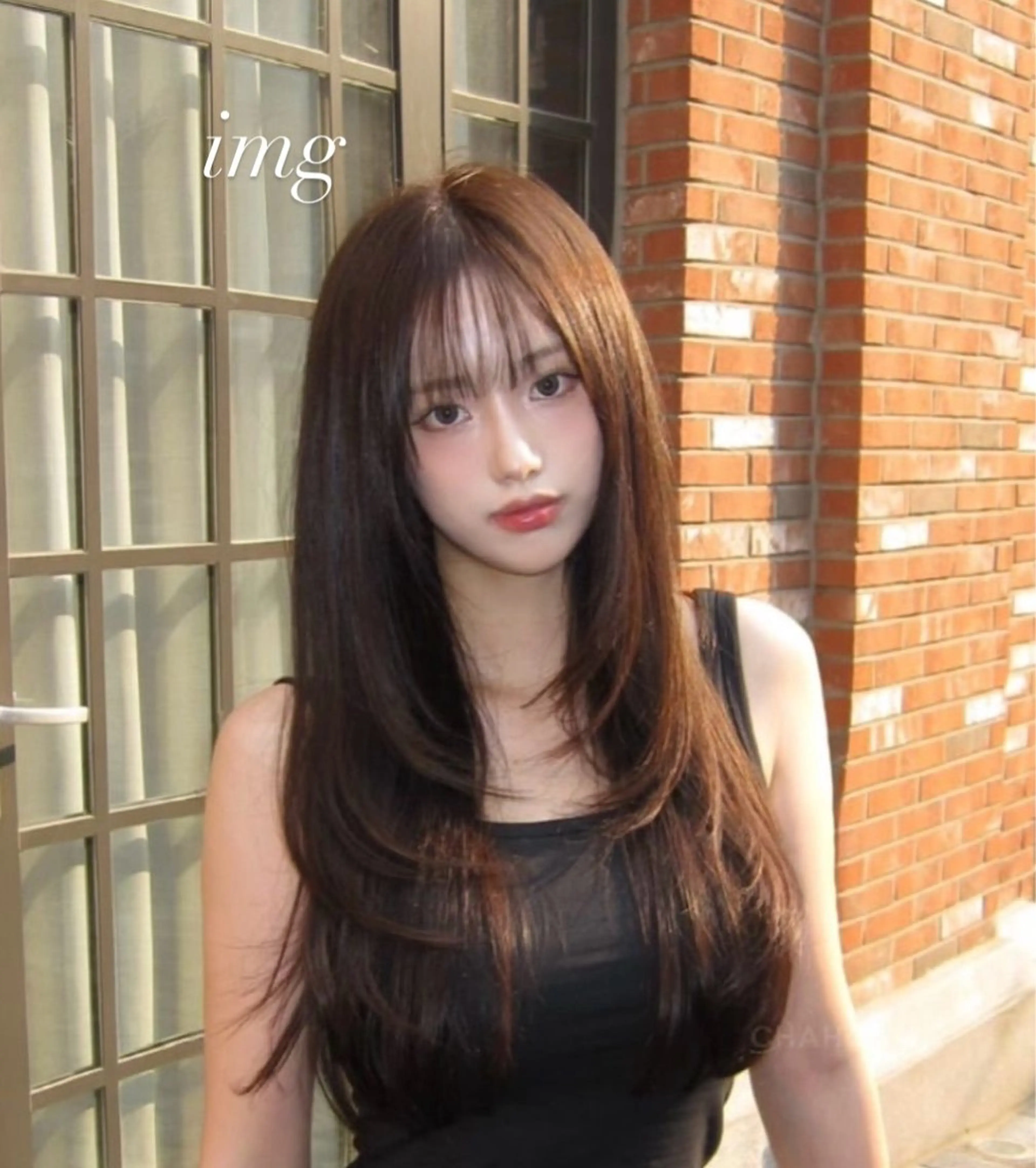 ロング AHNKISM所属・似合わせカット💎 トレンドレイヤーのヘアスタイル