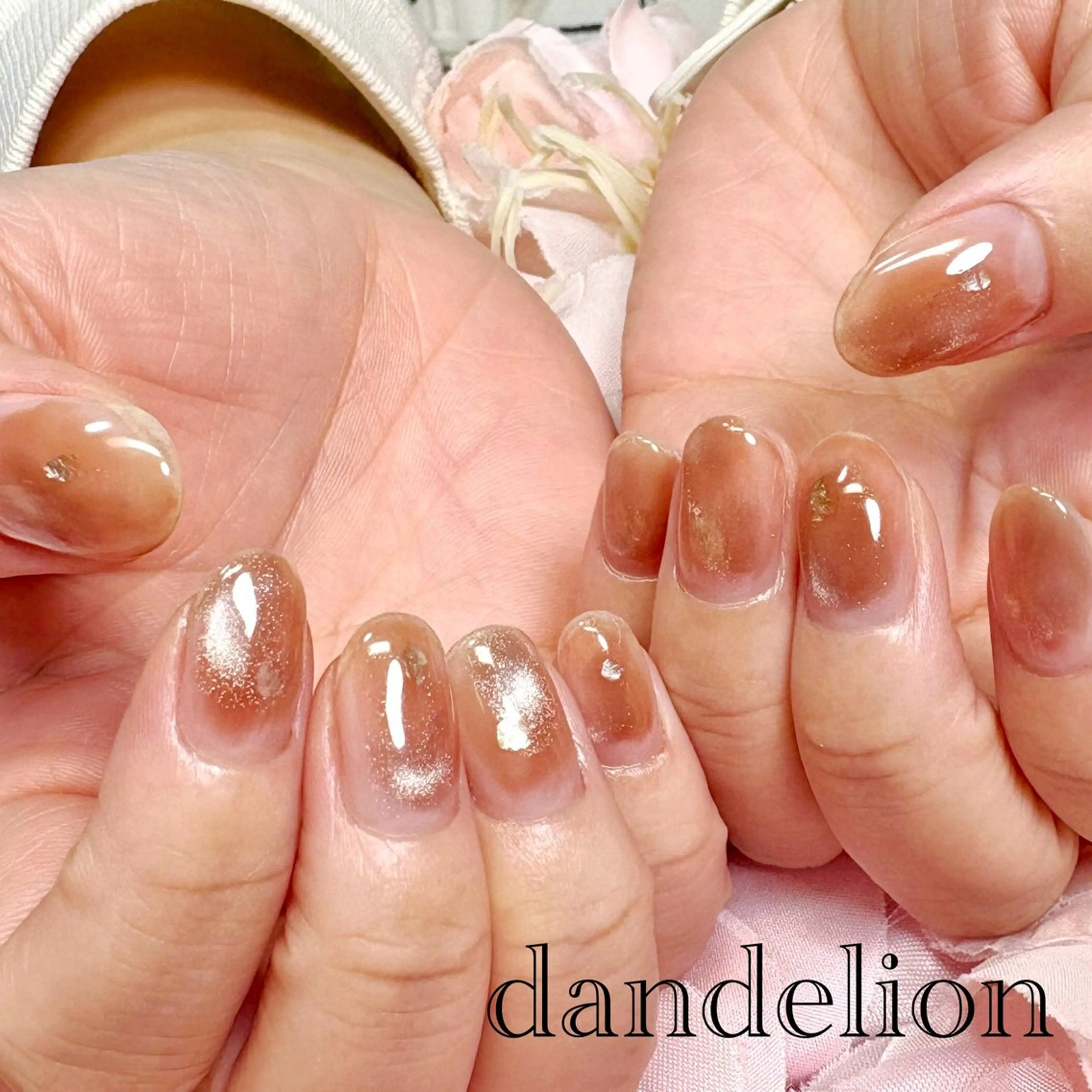 ネイル ハンドネイル ハンドケア dandelion ダンデライオンのネイルデザイン