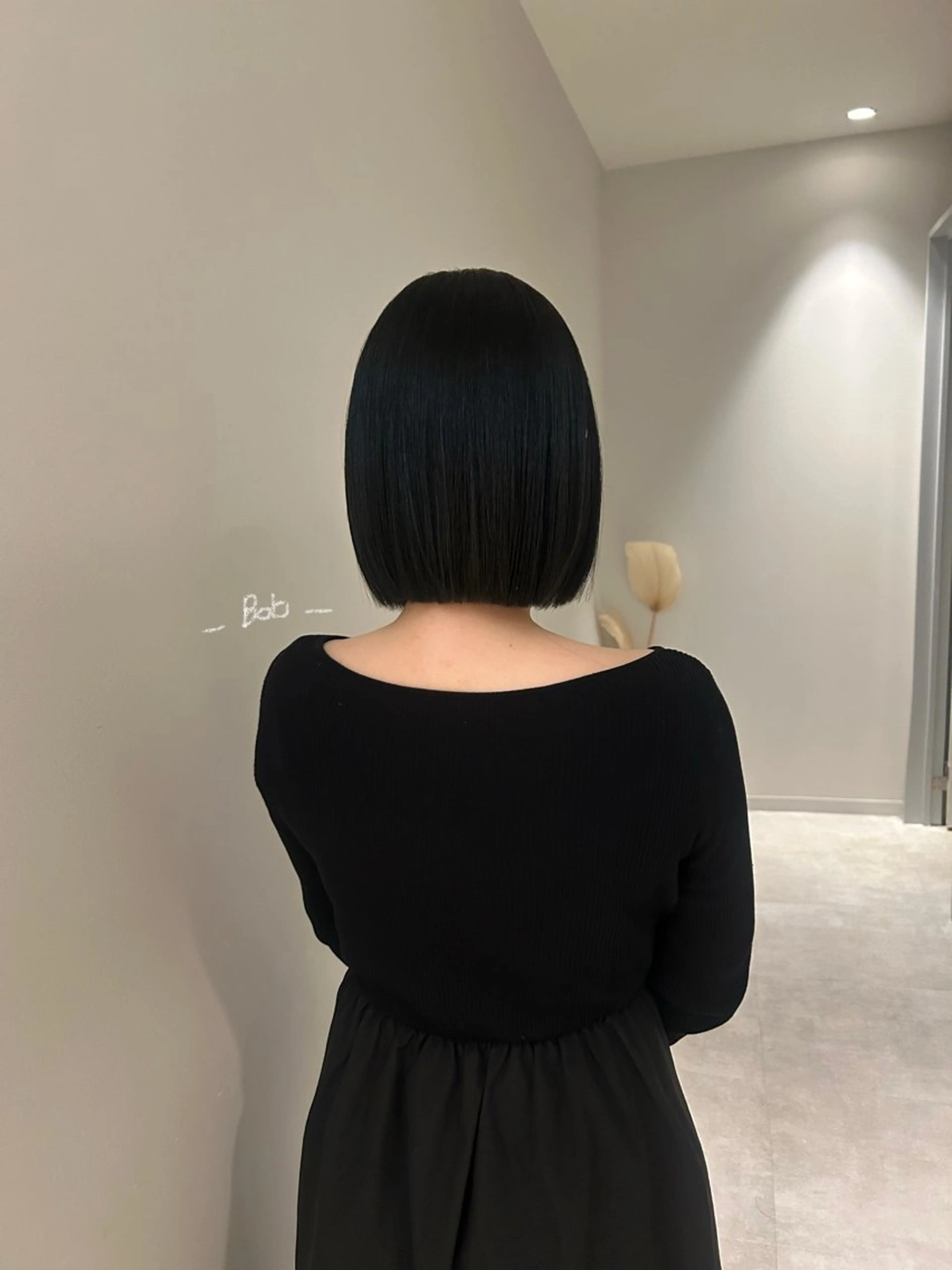 ショート カット ヘアカラー 縮毛矯正 柔らかい縮毛矯正/ ボブ/北林のヘアスタイル