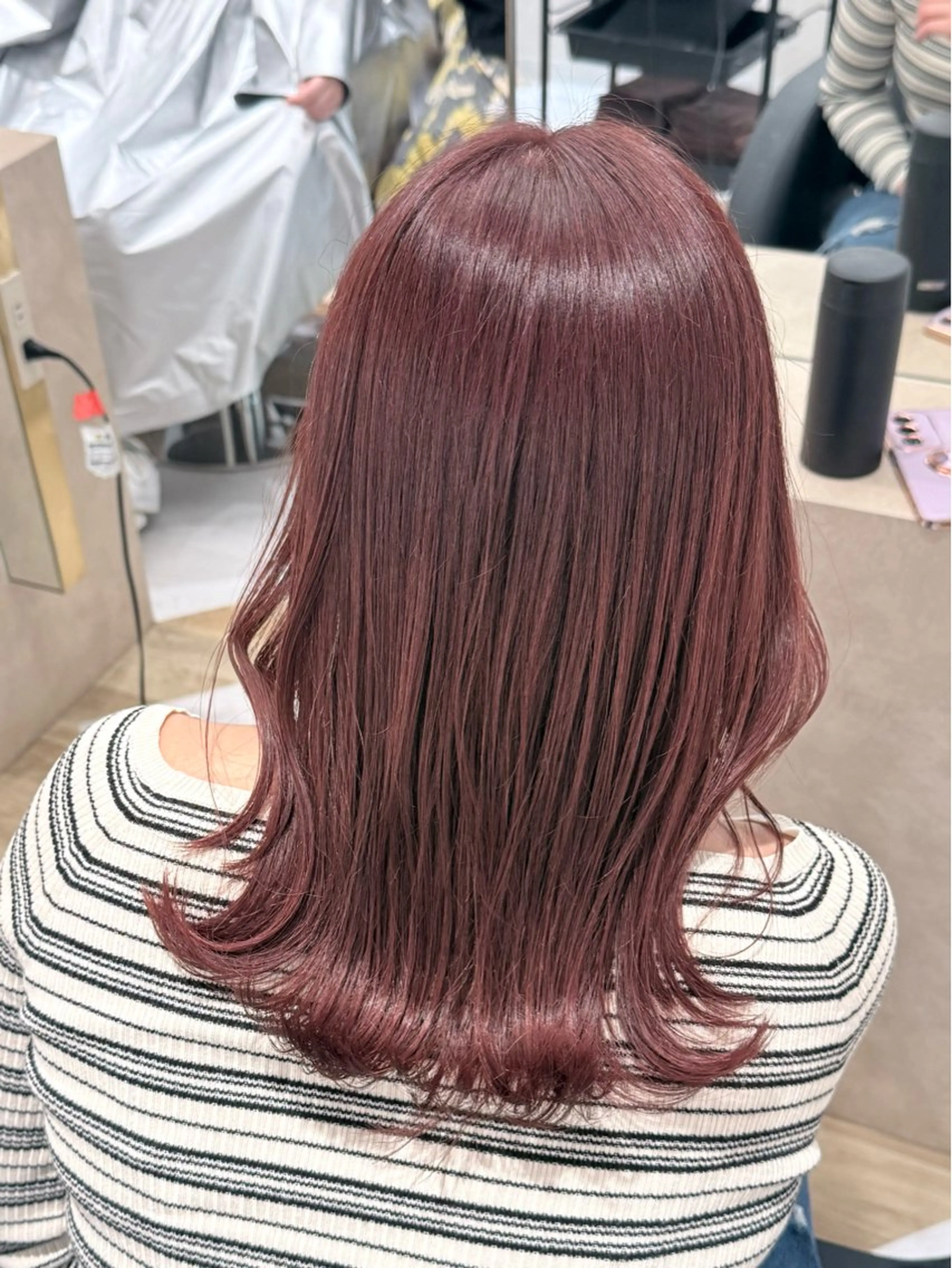 ミディアム カット ヘアカラー 透明感カラー／ natsukiのヘアスタイル