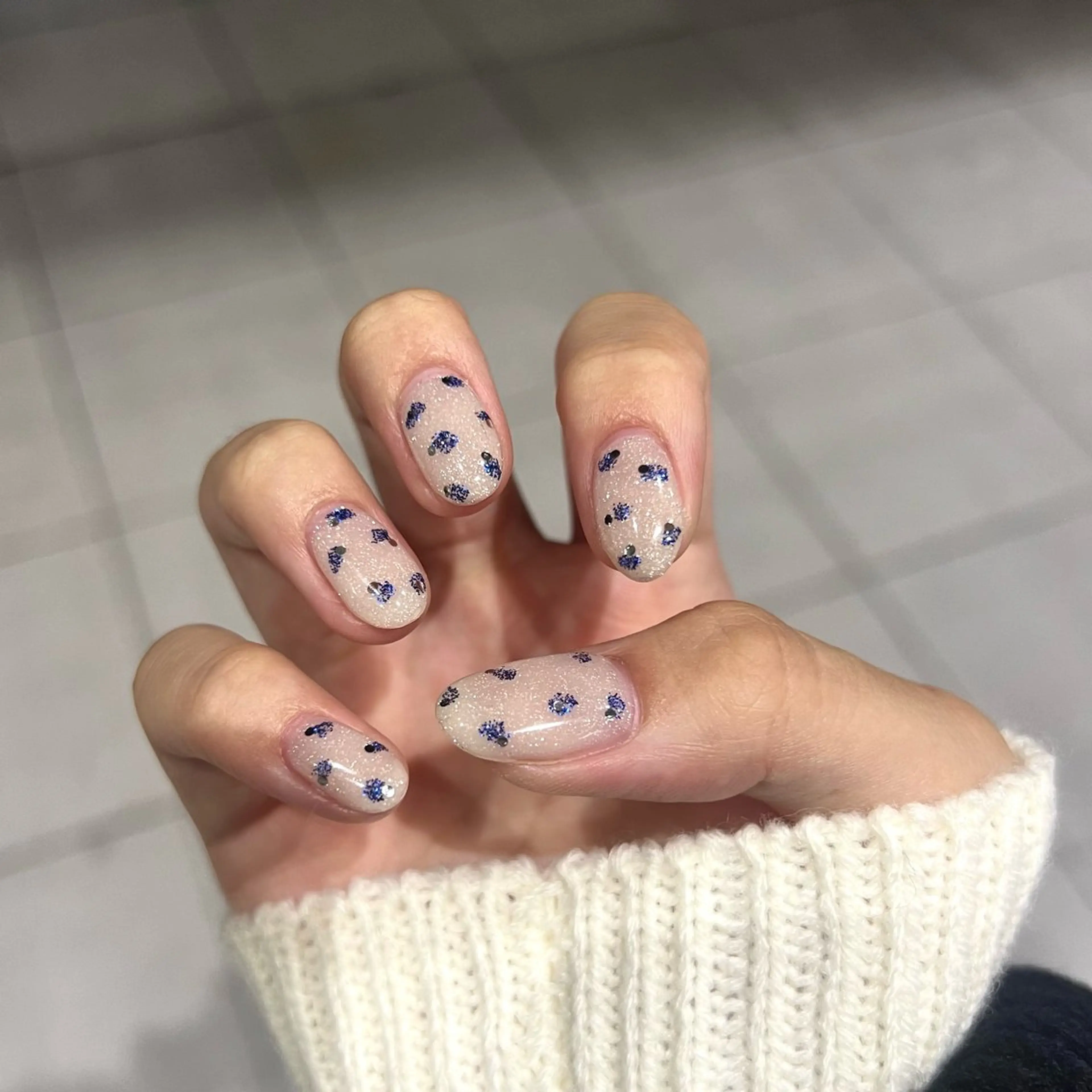 ネイル 持ち込み 星 みづきのネイルデザイン