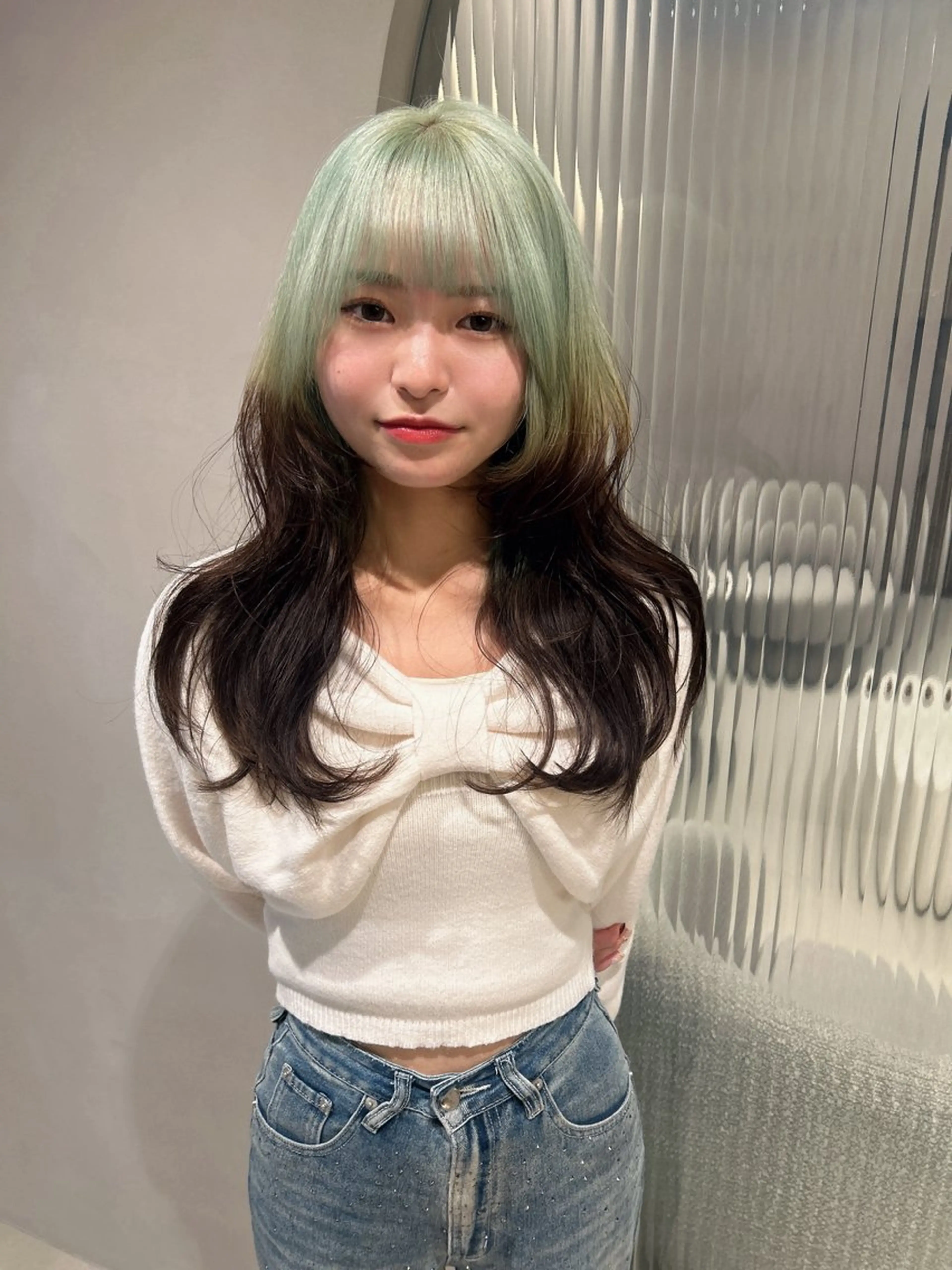 ロング カラー ルシエ吉祥寺所属・【ハイトーン】 harunaのヘアスタイル