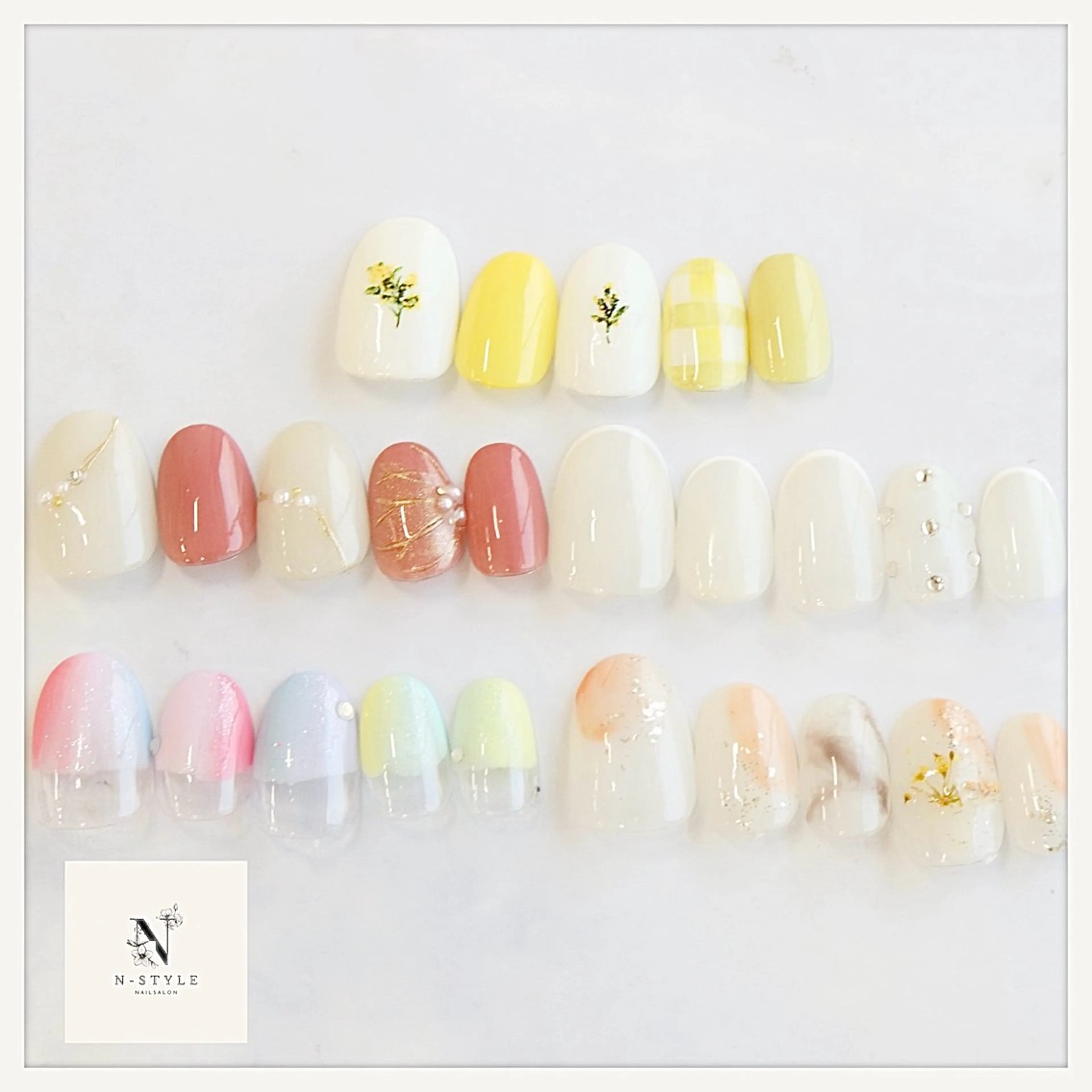 ネイル ハンドネイル ネイルN-STYLE スタッフのネイルデザイン