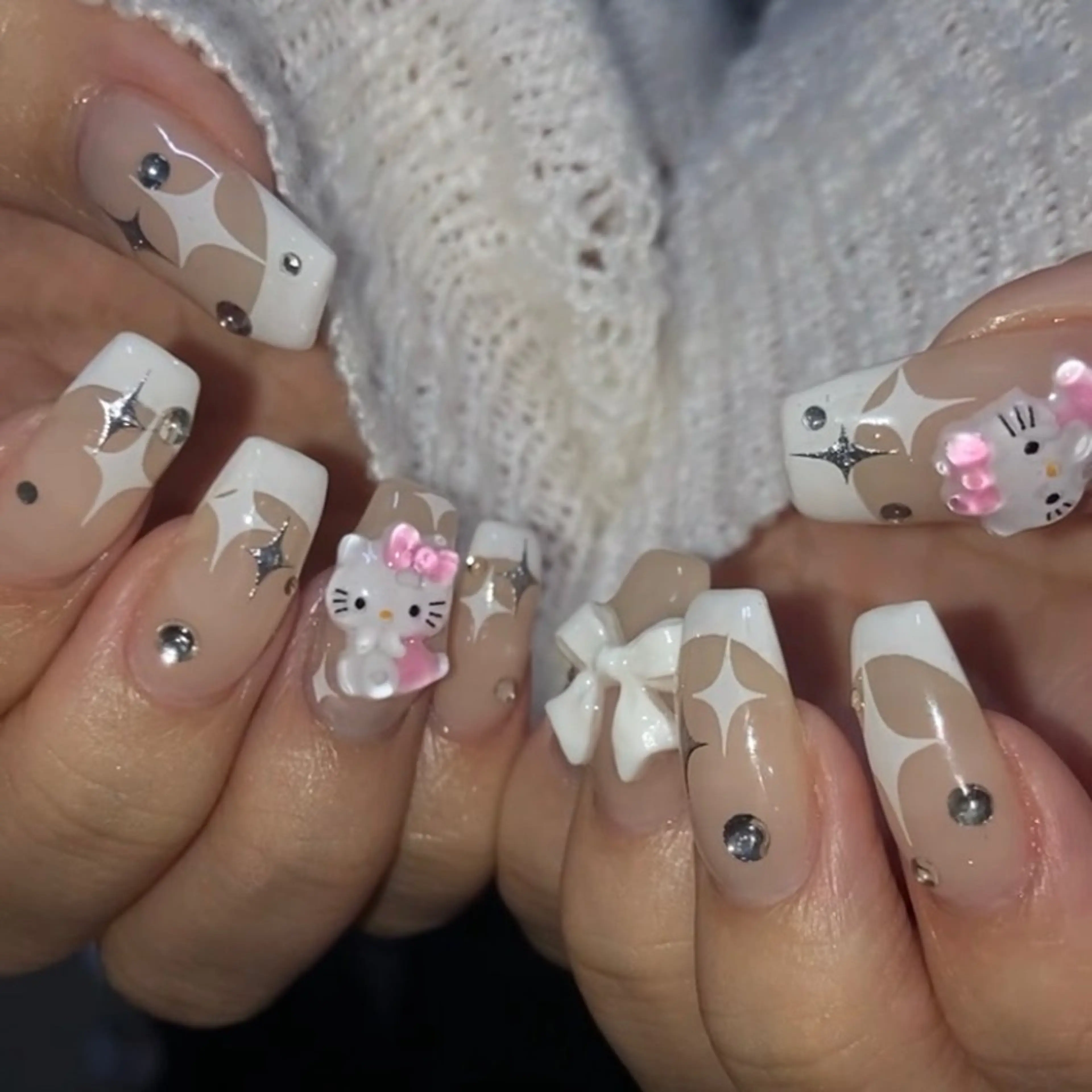 ネイル 持ち込み ハンドネイル フットネイル kana/モード ・グランジ໒꒱のネイルデザイン