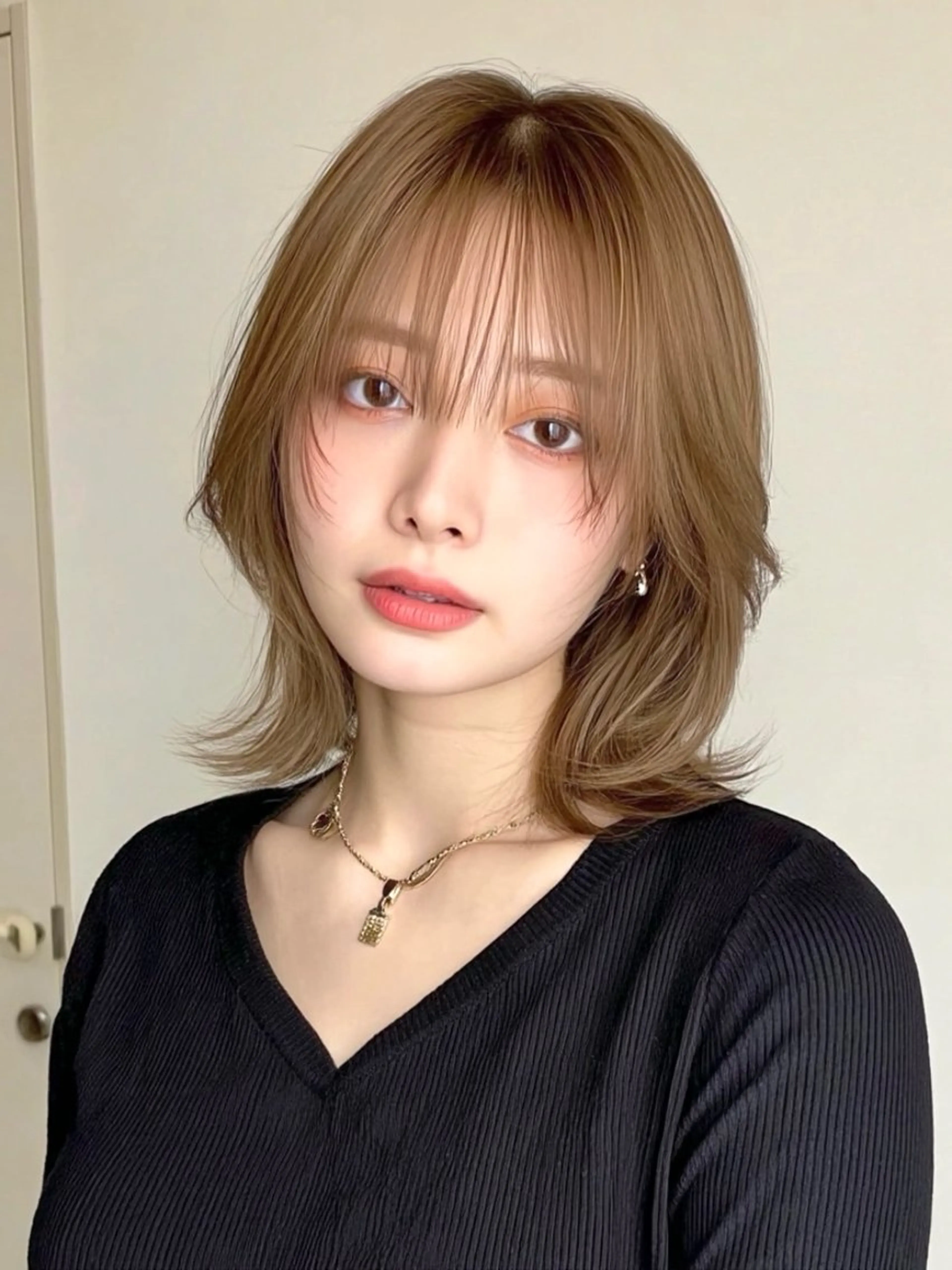 ミディアム カット ヘアカラー トリートメント edA. 鎌倉のヘアスタイル