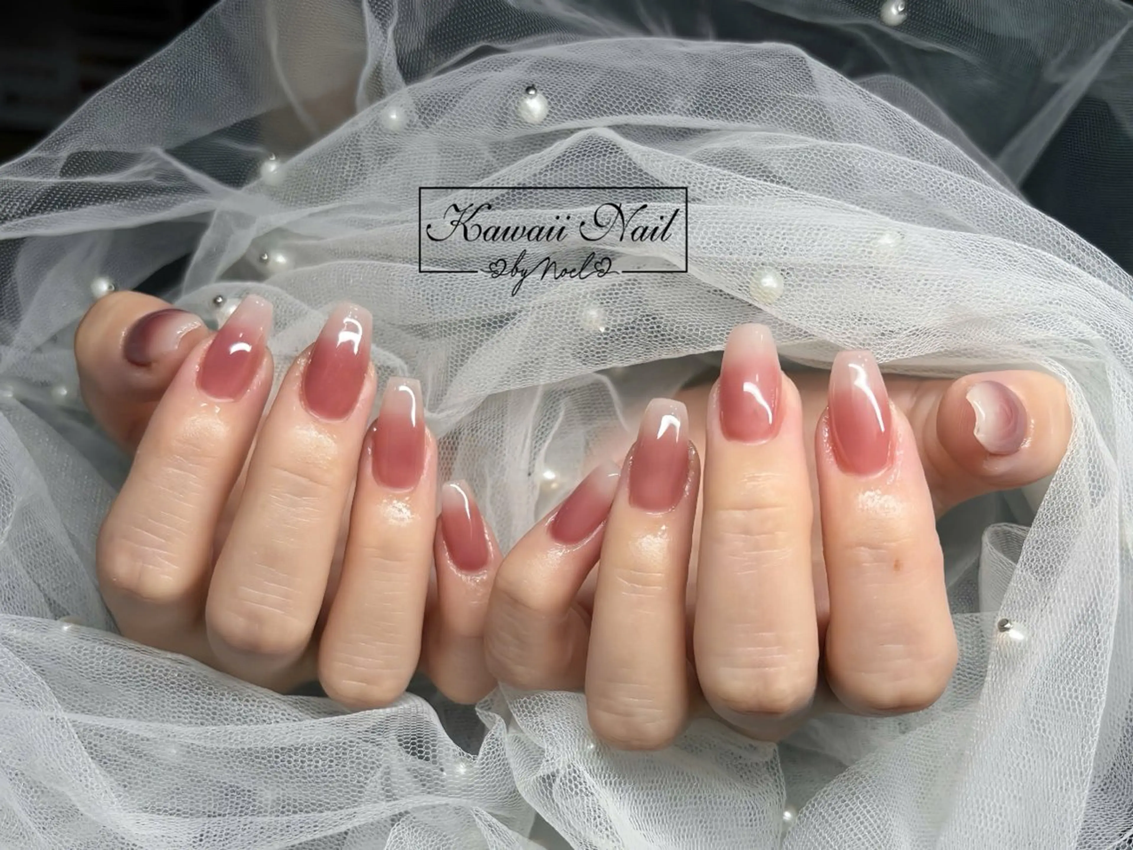 ネイル アートネイル フットネイル フレンチネイル ジェルネイル 韓国ネイル Kawaii Nail Salon所属・YURI NAIL NARITAのネイルデザイン