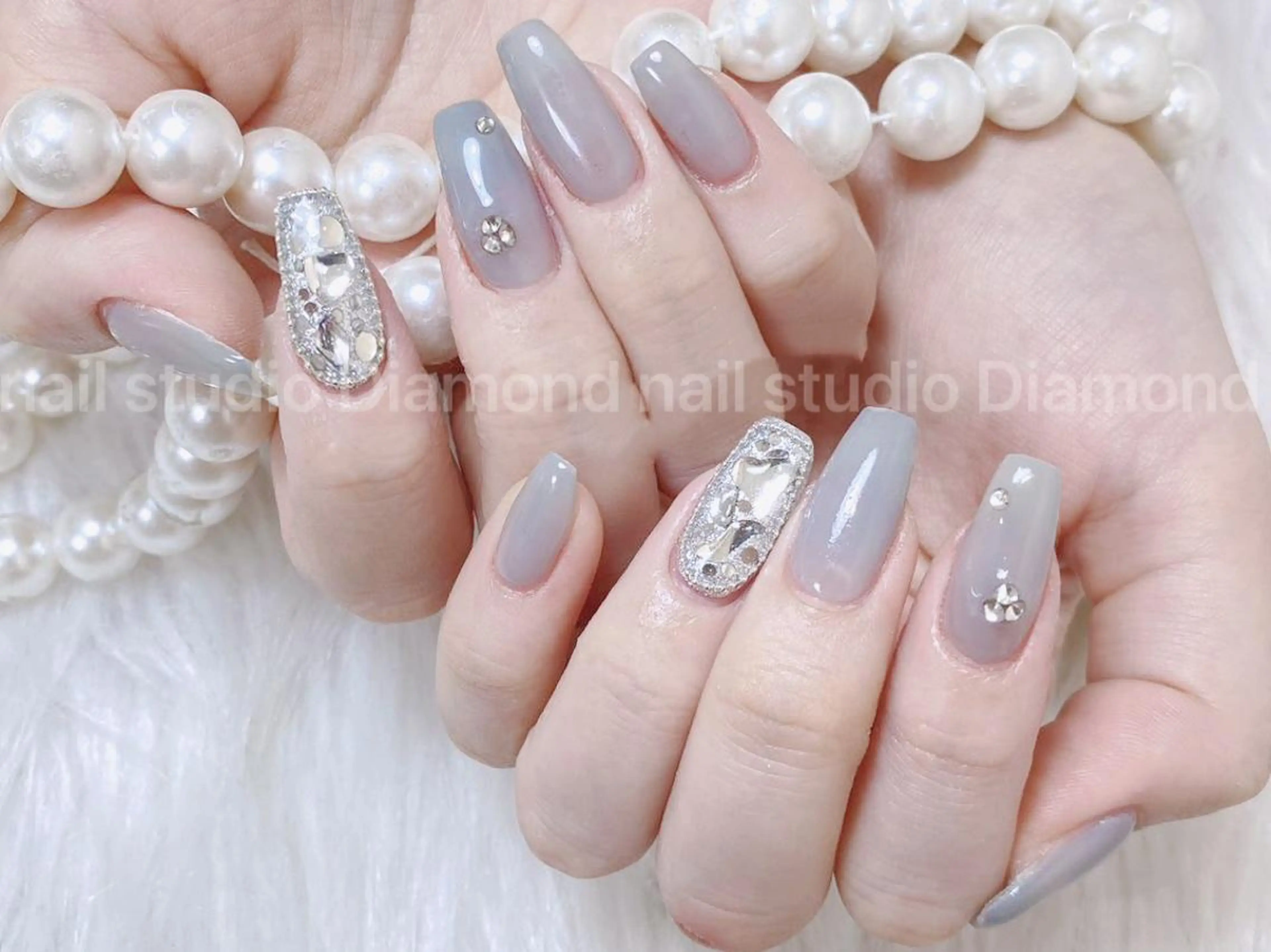 ネイル ハンドネイル ハンドケア Diamond 🚢のネイルデザイン