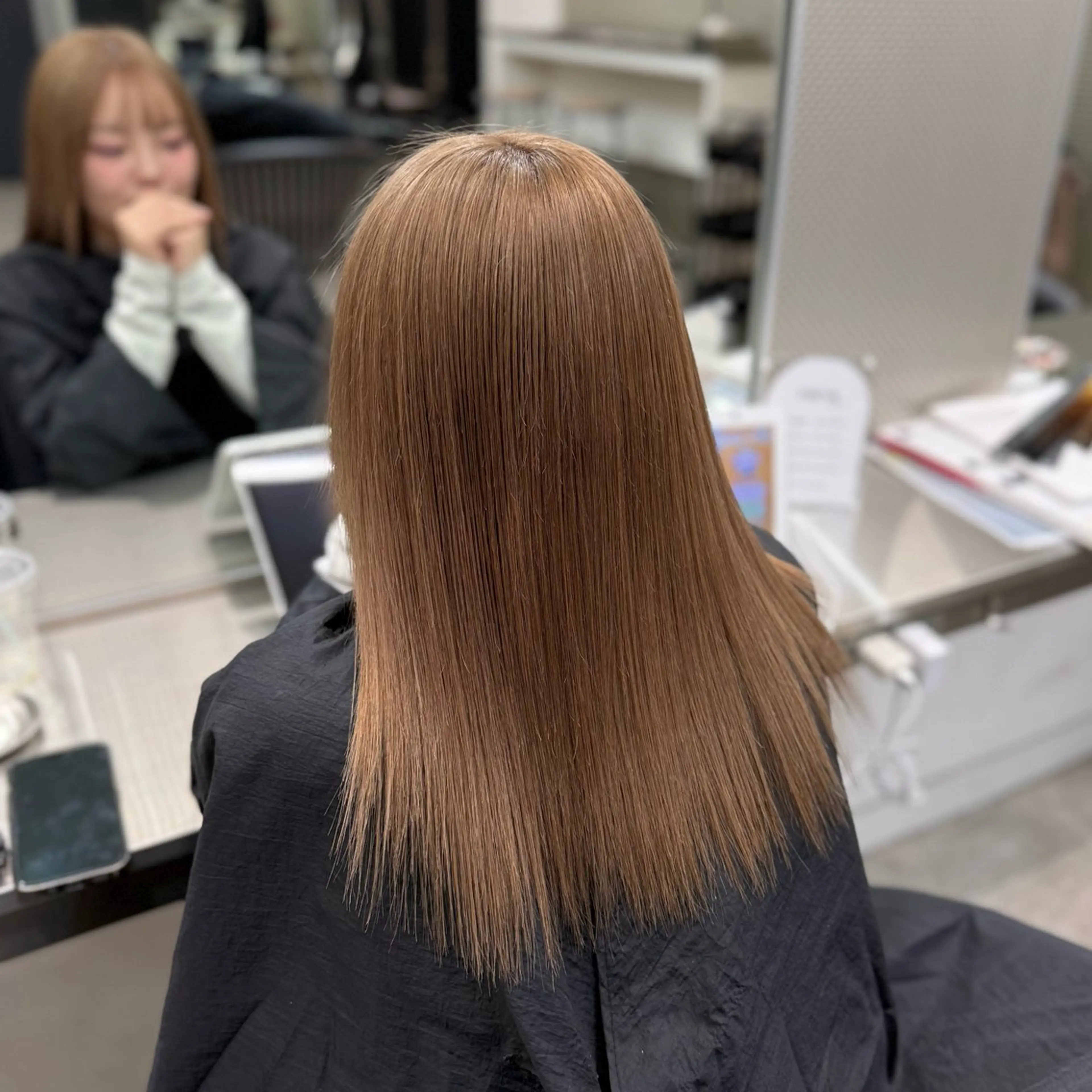 セミロング カラー ヘアカラー REVE所属・小林 円香のヘアスタイル