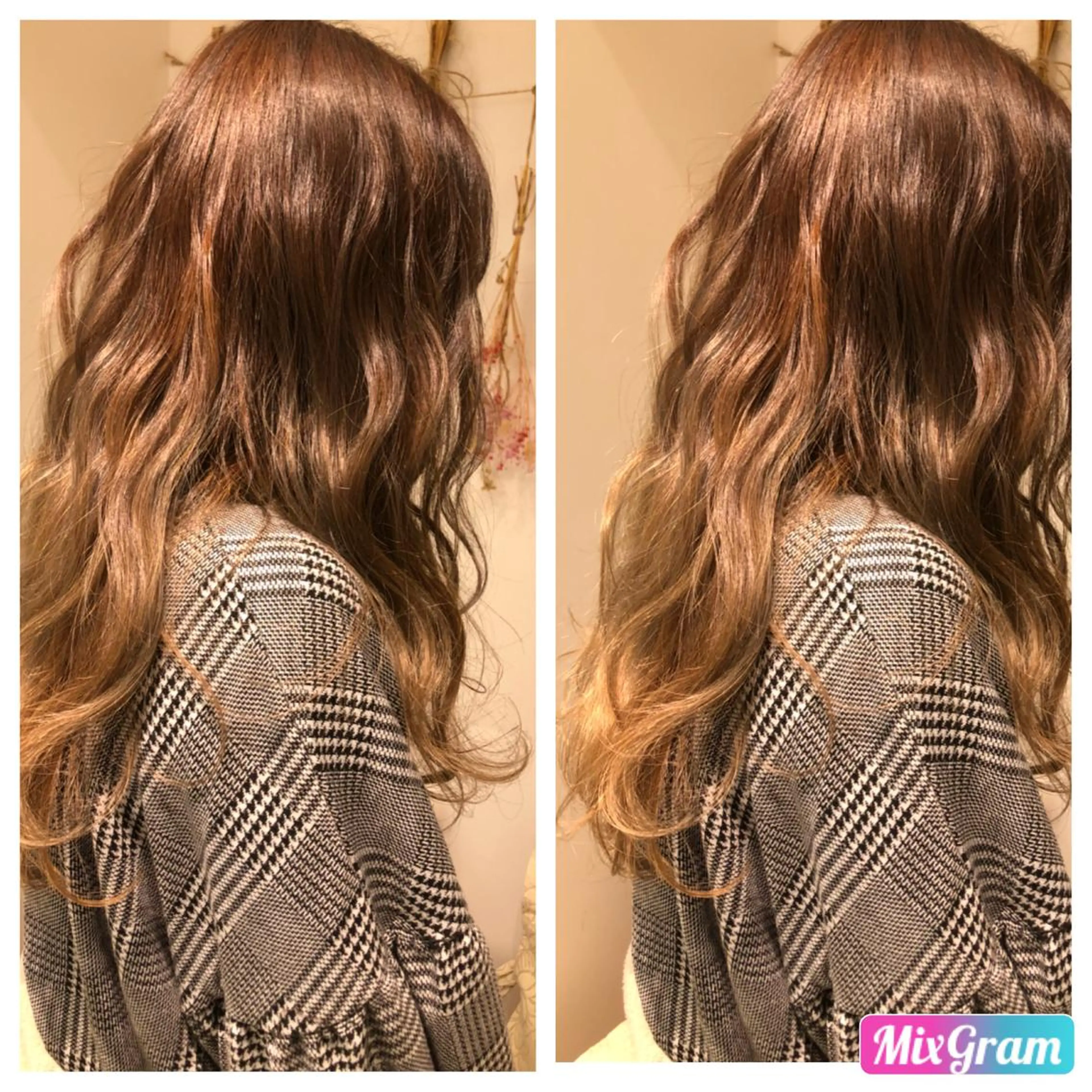 セミロング カラー ベージュカラー グラデーションカラー パープルカラー シルバー はだゆうき @hadadan08のヘアスタイル