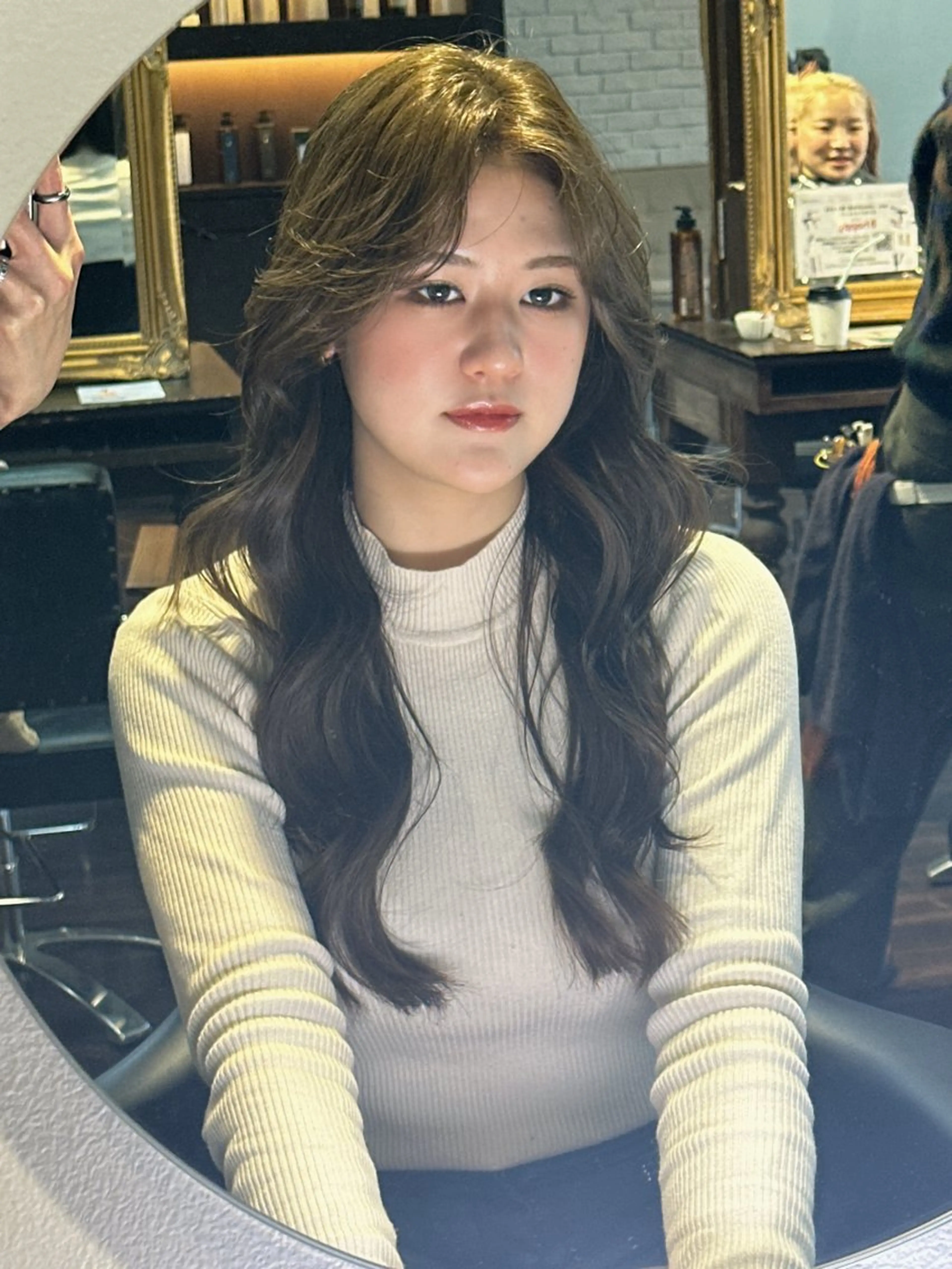 ロング カラー カット ヘアカラー トリートメント ワンホンヘア ケラチン/Kaitoのヘアスタイル