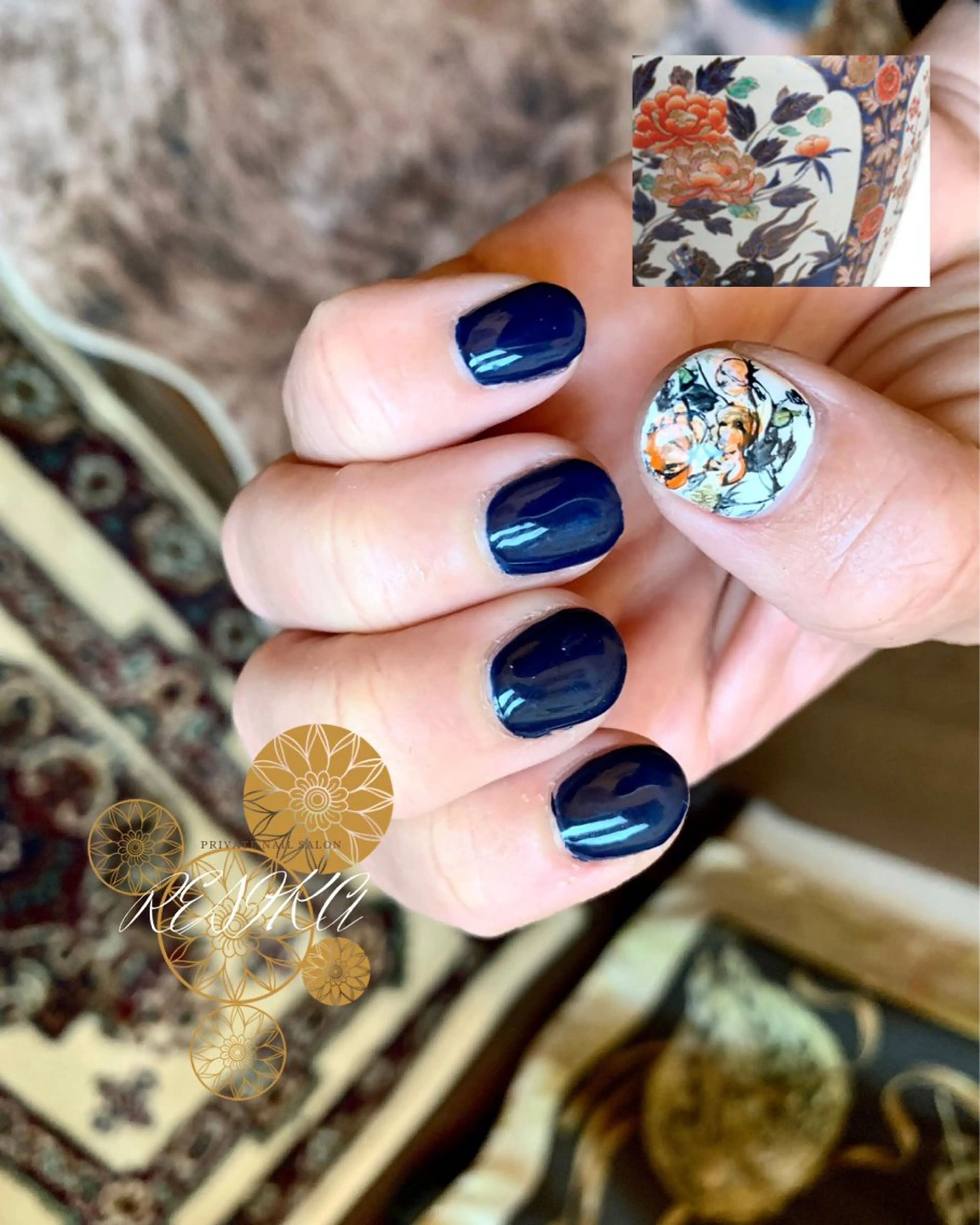 ネイル グリーン 赤色 m mのネイルデザイン