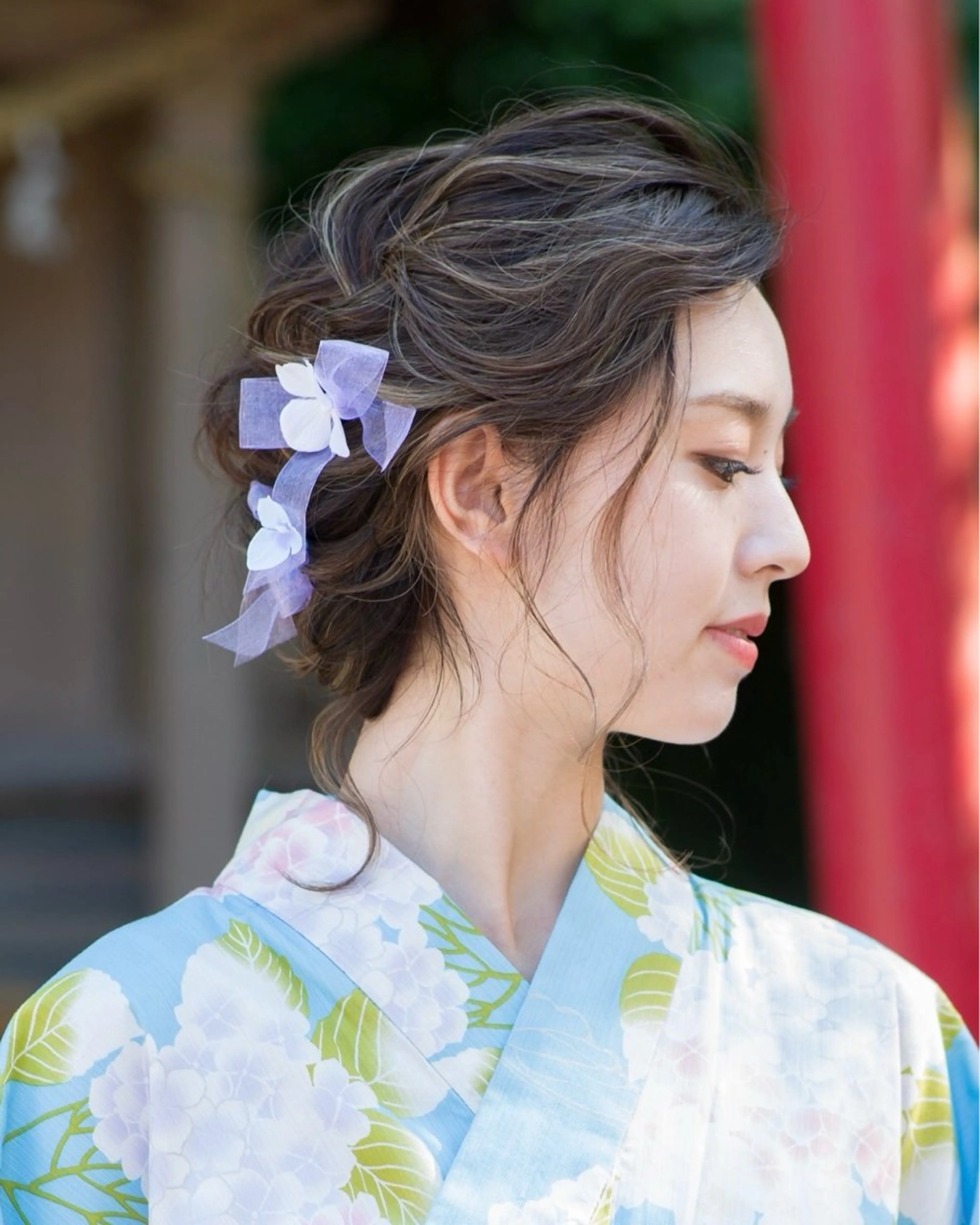 【ヘアアレンジ】[シニオン]お祭り👘結婚式に行かれる方🌺の写真