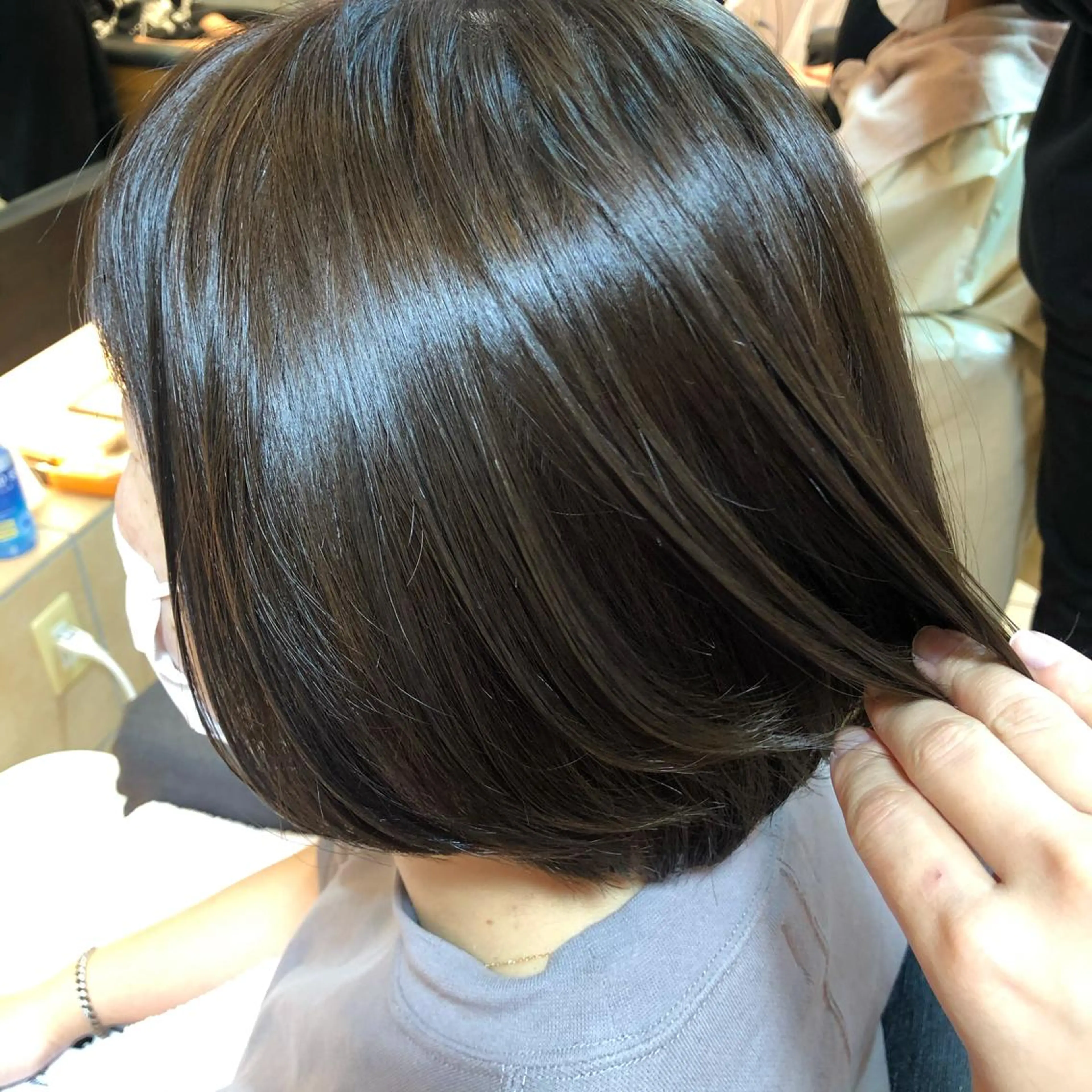 ショート カラー グレージュ カット トリートメント AMANE🌼 ハヤシサオリのヘアスタイル