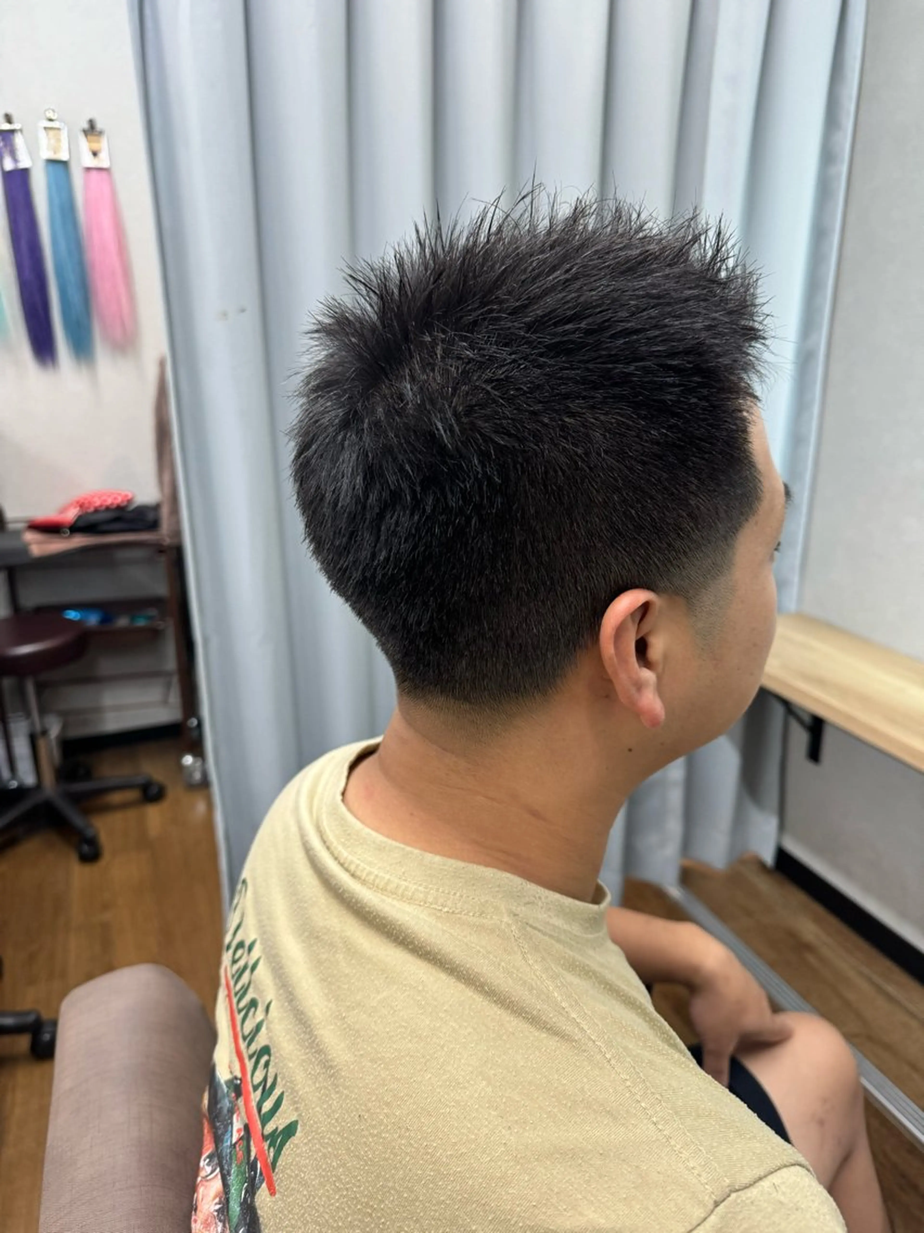 ショート メンズ カット ヘアカラー TELA HAIR 幕張本郷所属・TELA HAIR 幕張本郷店 千尋のヘアスタイル
