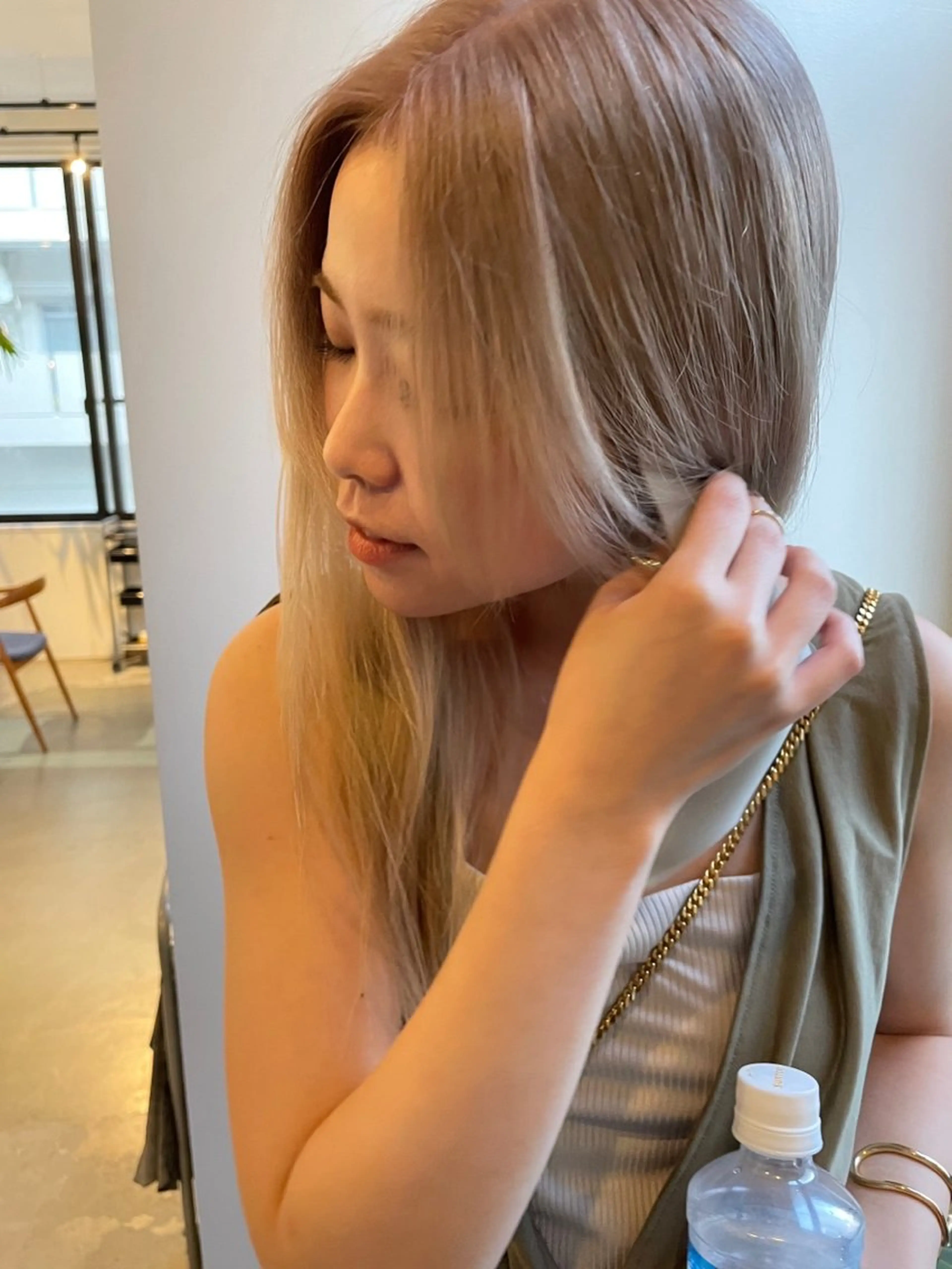 セミロング カラー ボブ／パーマ指名 No. 1🍃れんとのヘアスタイル