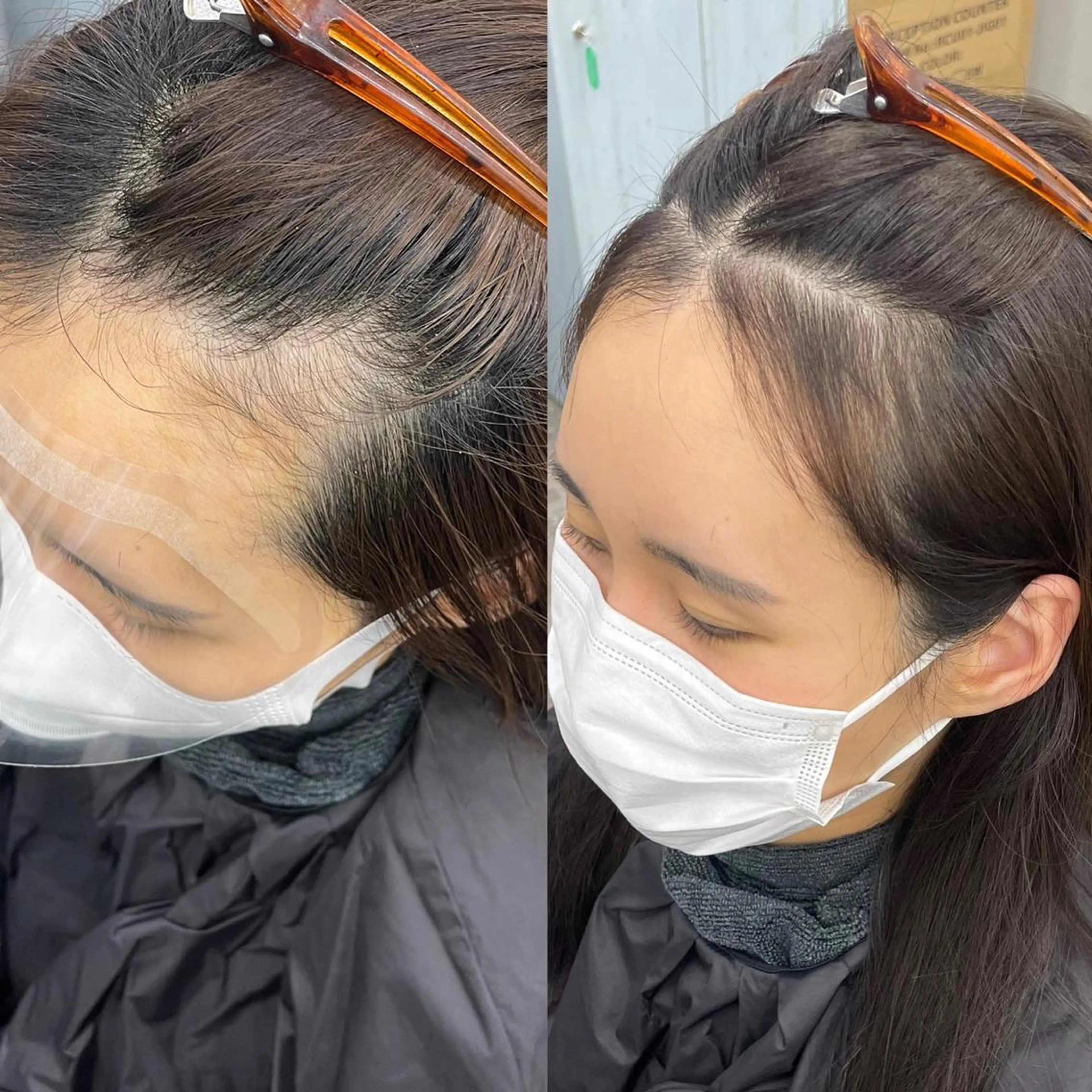 セミロング KANAMI日暮里 韓国ヘア・メイクのヘアスタイル