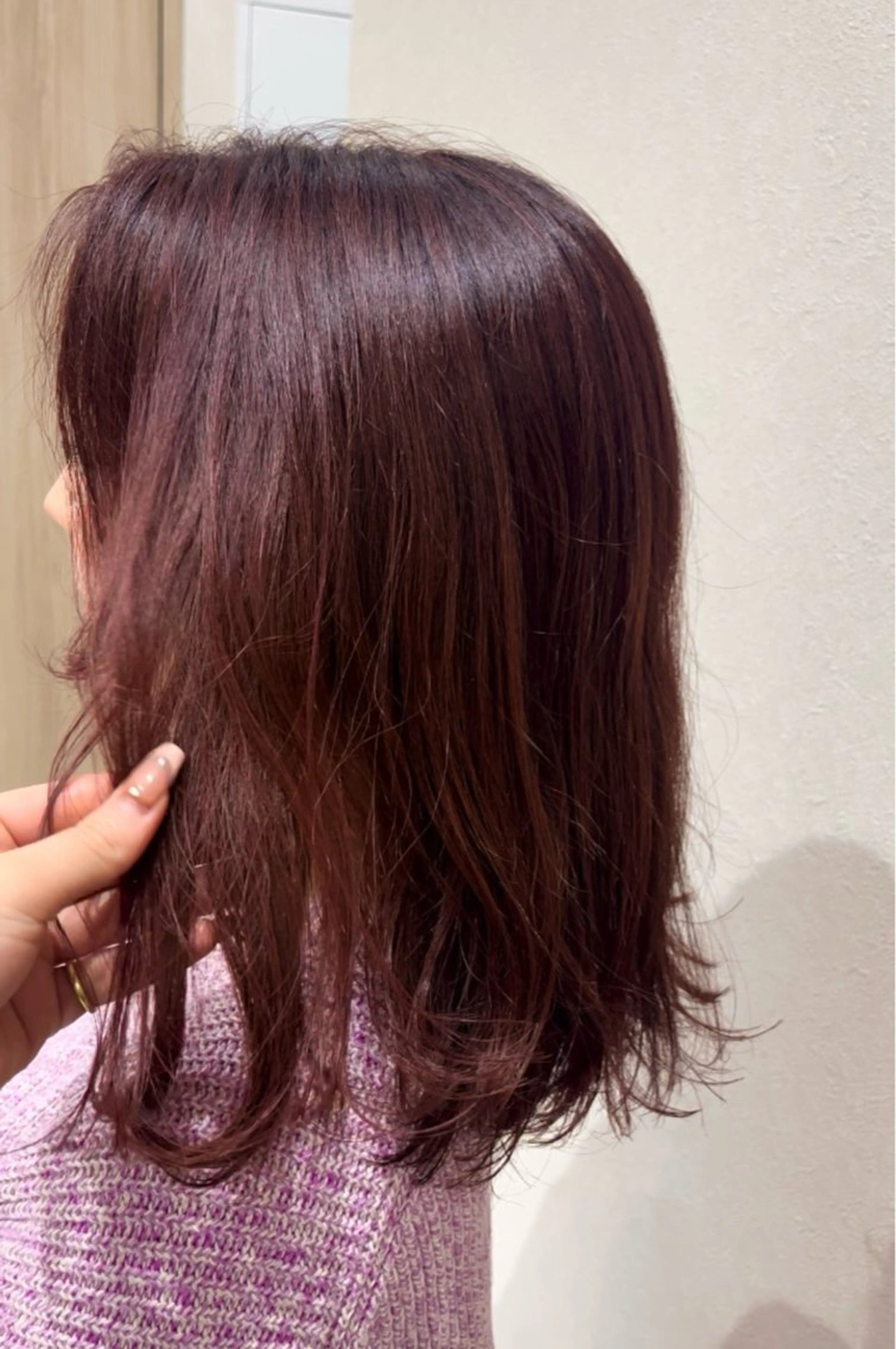 ミディアム カラー カット ヘアカラー バレイヤージュ/ヘア アレンジ/shionのヘアスタイル