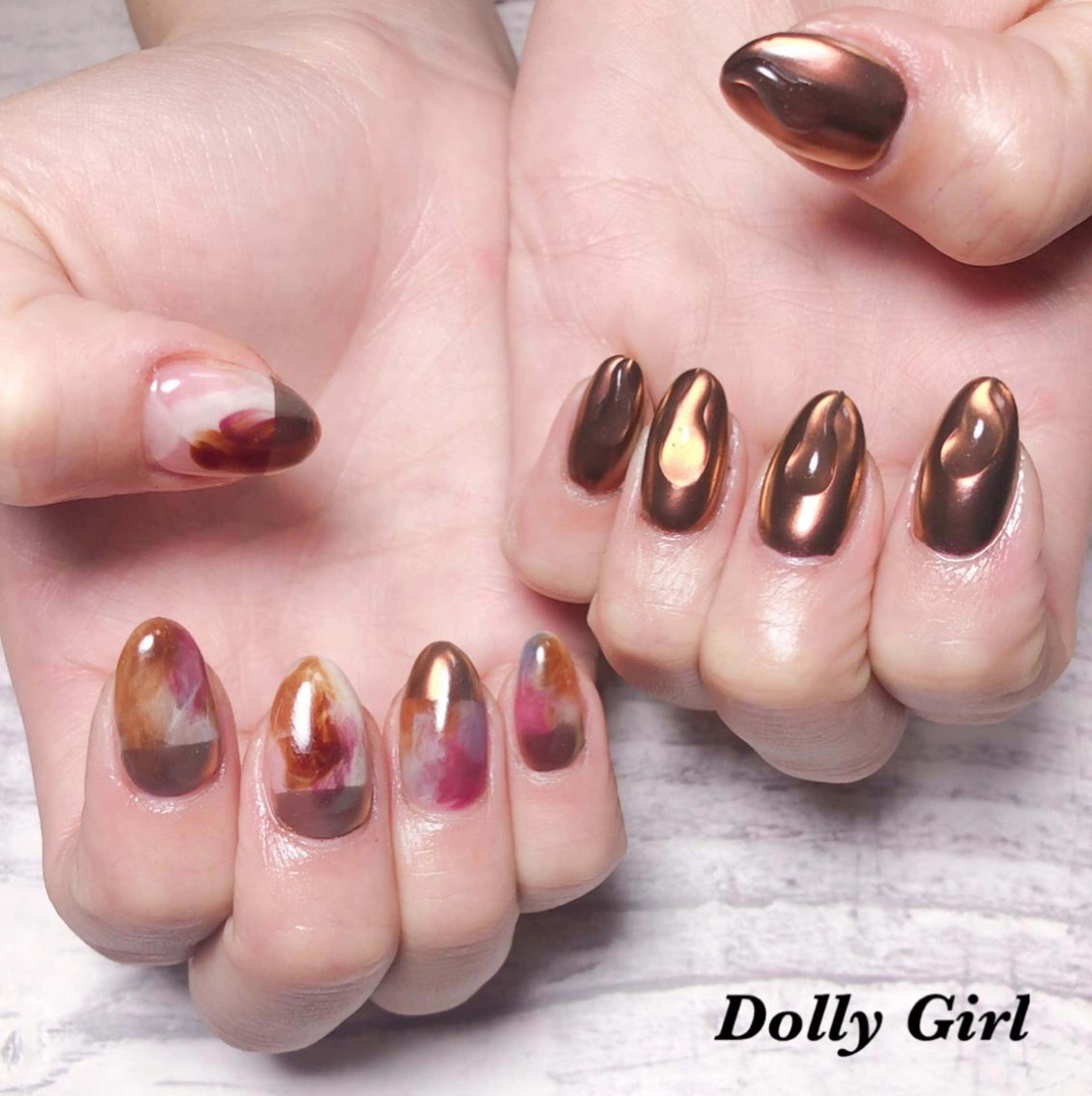 ネイル 個室ネイルサロンDolly  Girl〜ドーリーガール〜所属・DollyGirl KYOKOのネイルデザイン