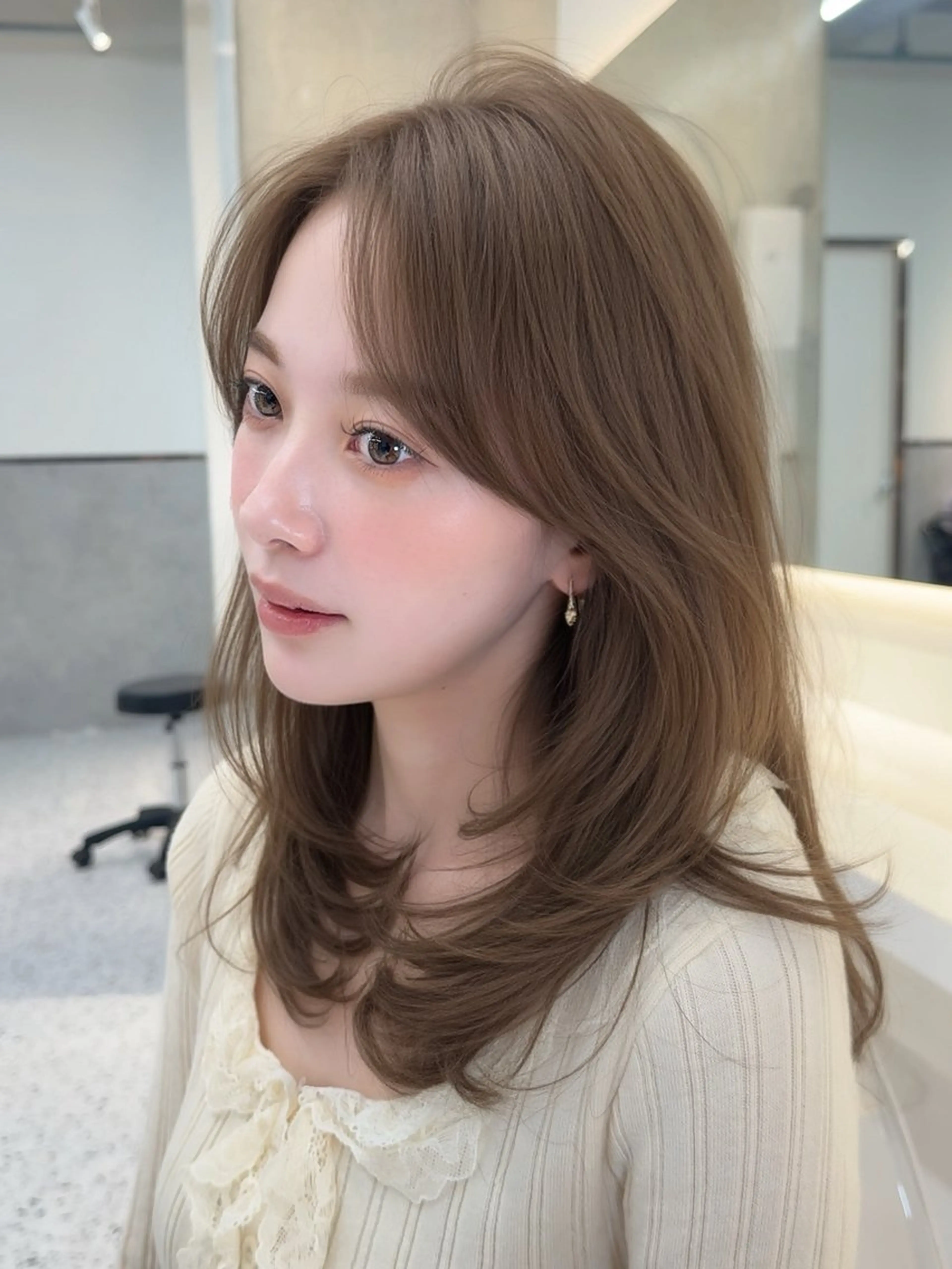 ミディアム カラー 木元 瑛✂︎ボブのヘアスタイル