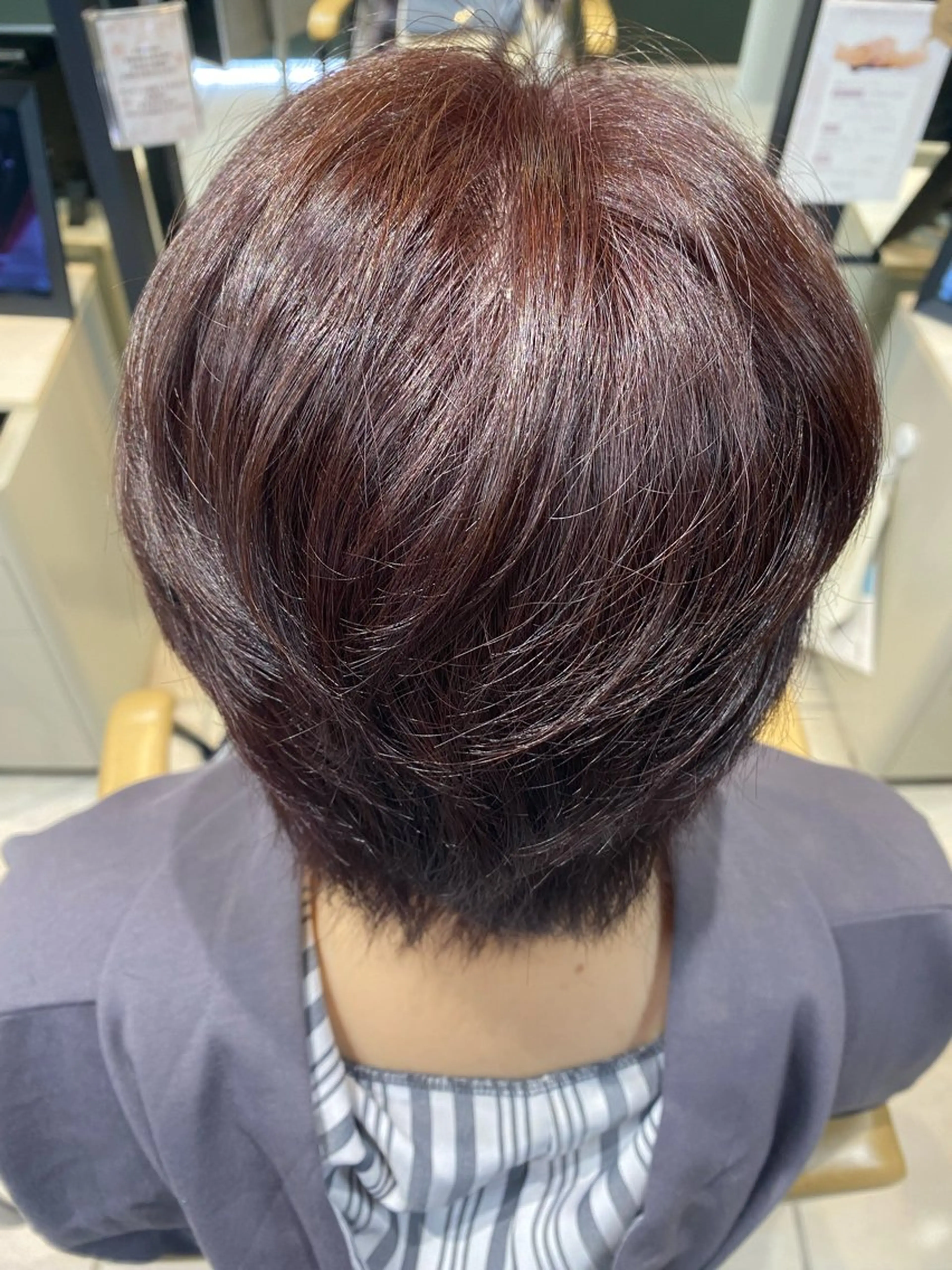 ショート カラー ラベンダーカラー PREVIA銀座渡辺 真矢のヘアスタイル