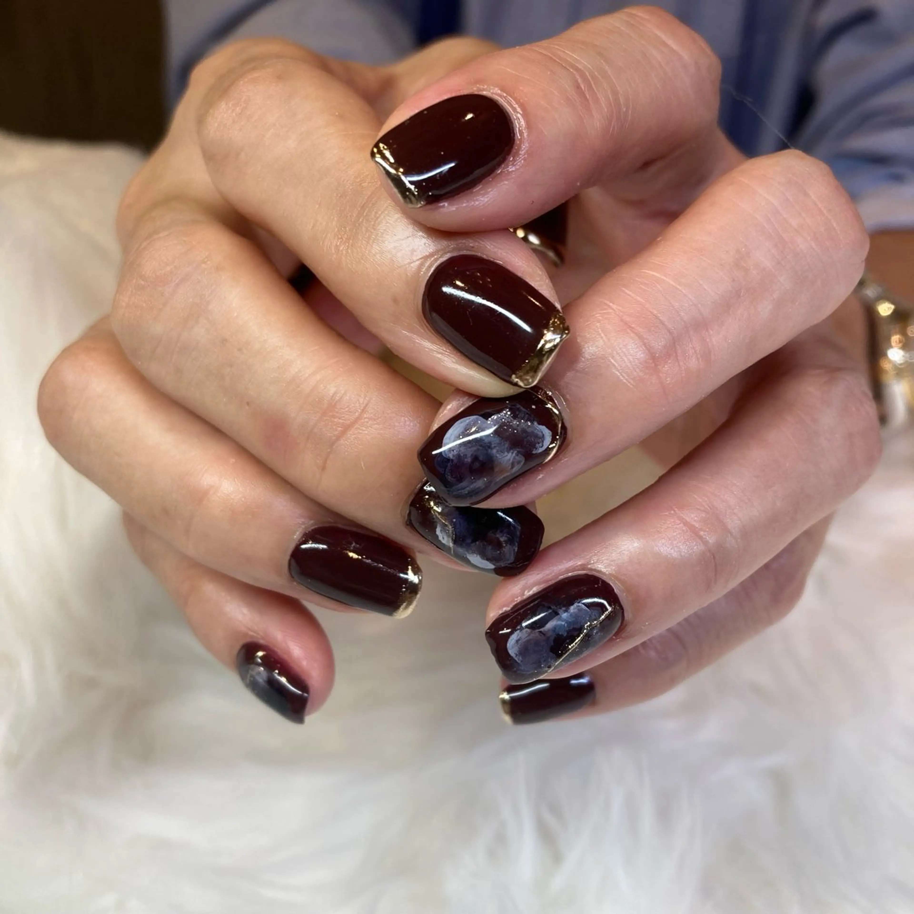 ネイル ワンカラーネイル 自爪を傷めない 🌷かなこ🌷のネイルデザイン