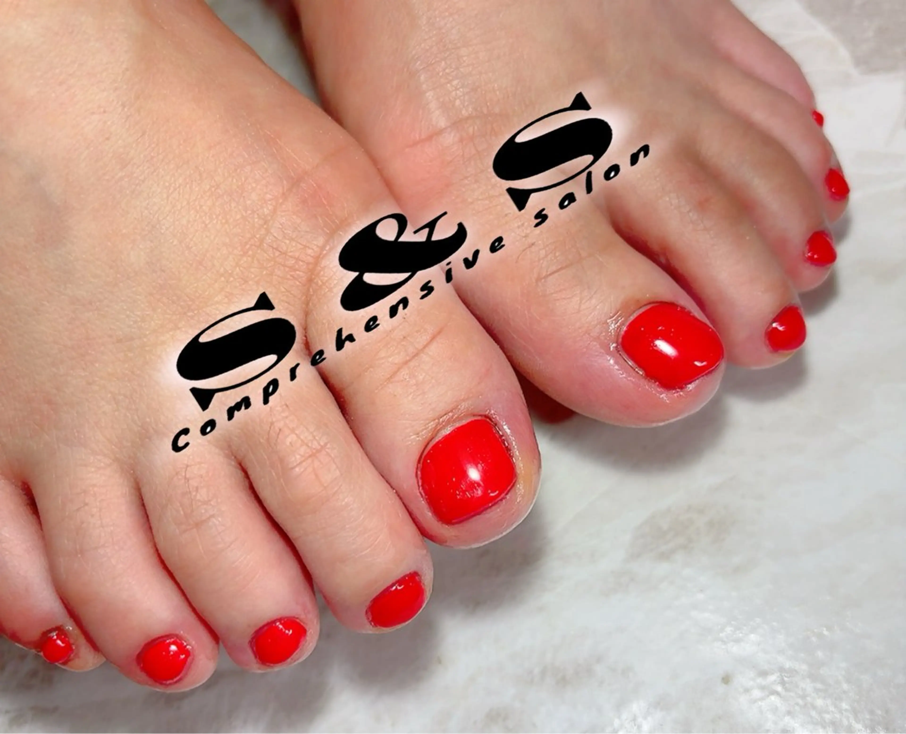 ネイル フットネイル ワンカラーネイル S&S 村田小百合のネイルデザイン